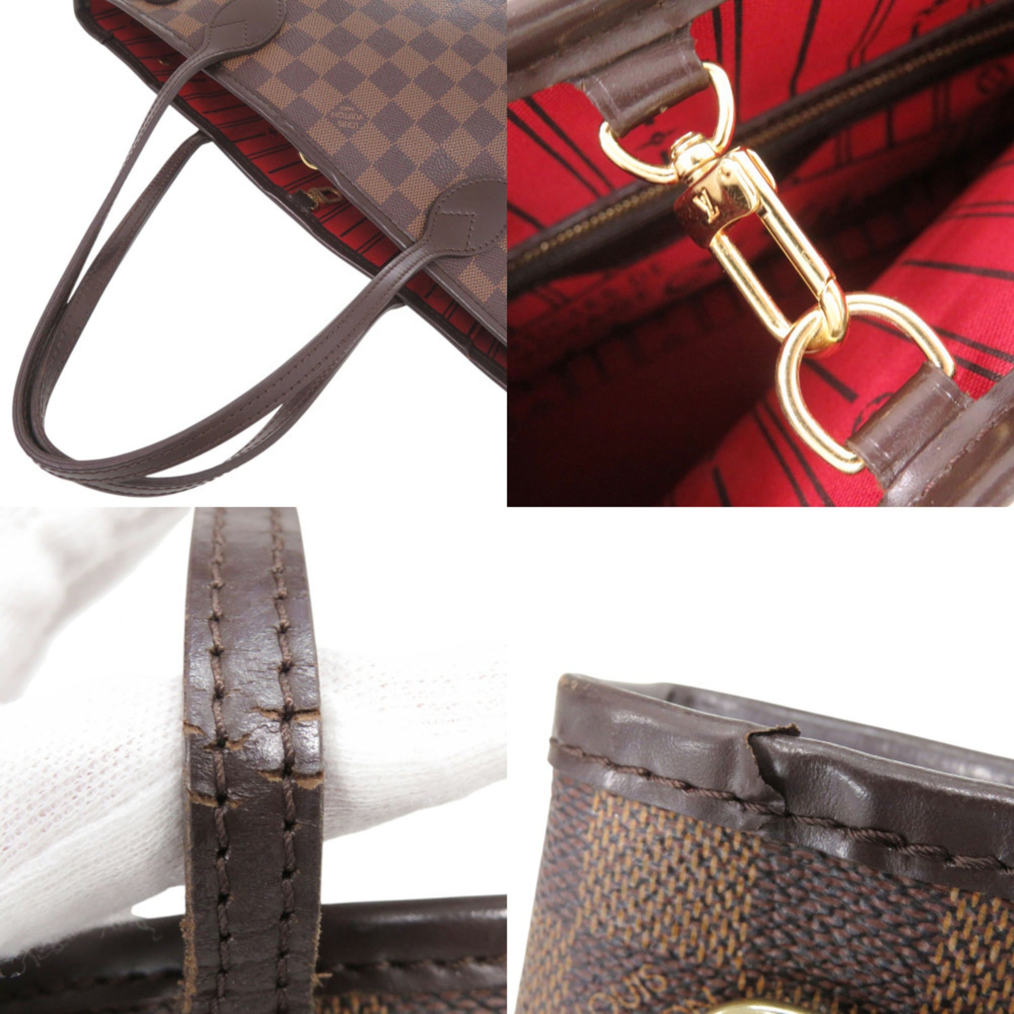 Louis Vuitton Cerise Damier Canvas Damier Canvas Tote Bag (Pre-Owned)