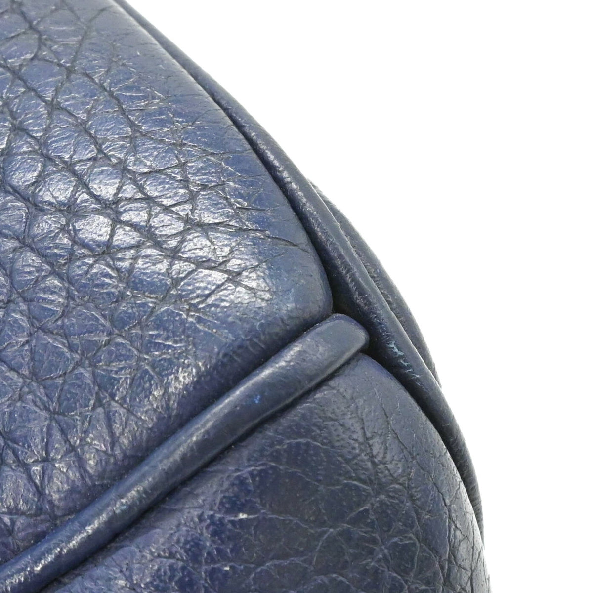 Christian Dior Navy Leather Handbag (Pre-Owned)