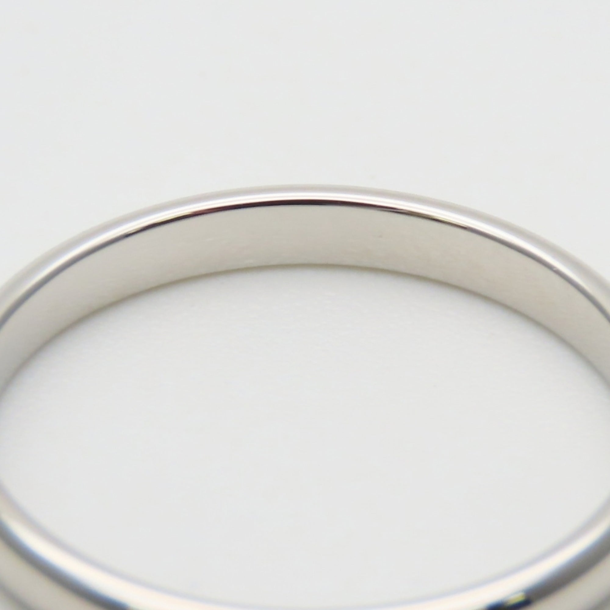 Tiffany Platinum Platinum 950 Band Ring (Pre-Owned)