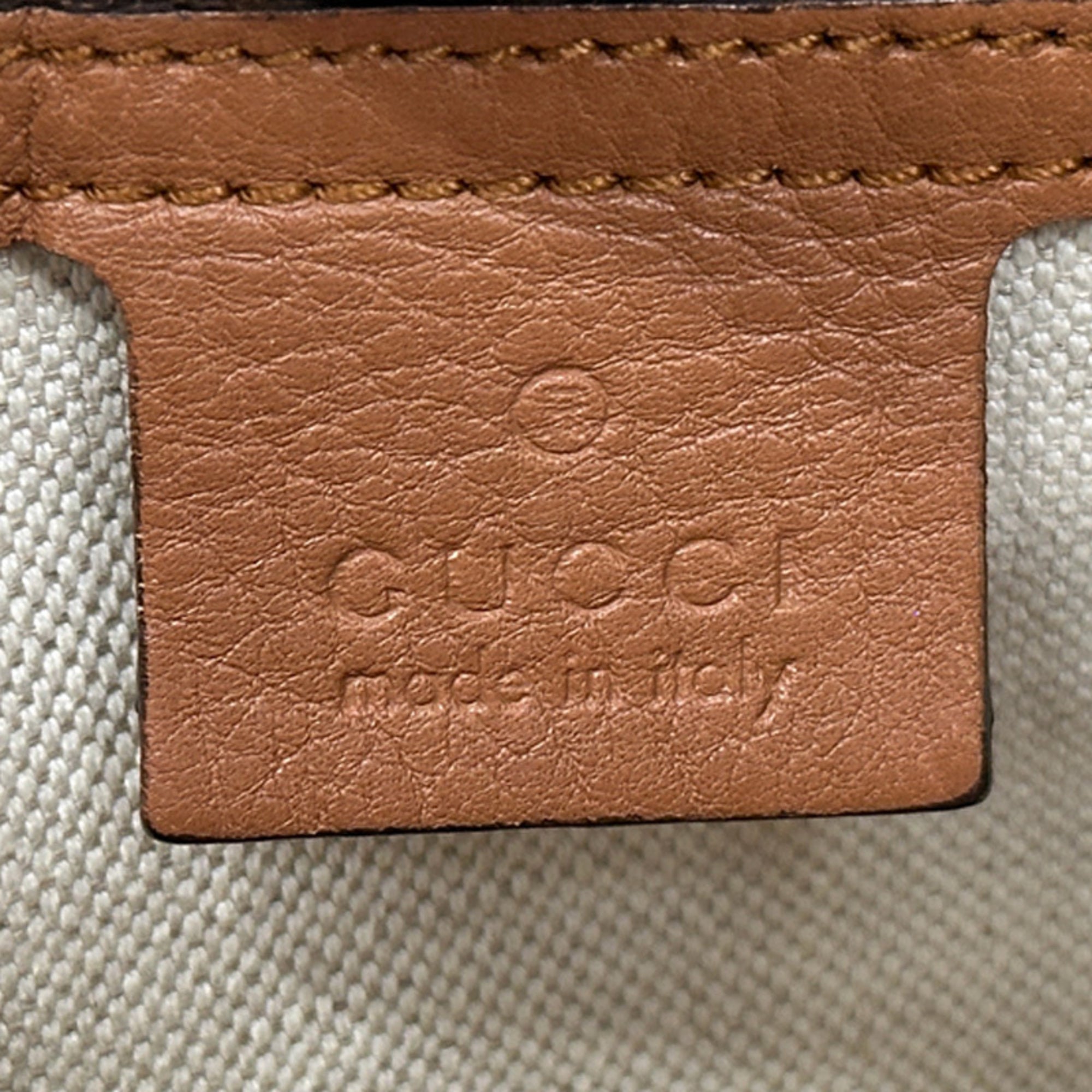 Gucci Brown Bamboo Handbag Shoulder Bag (Pre-Owned)