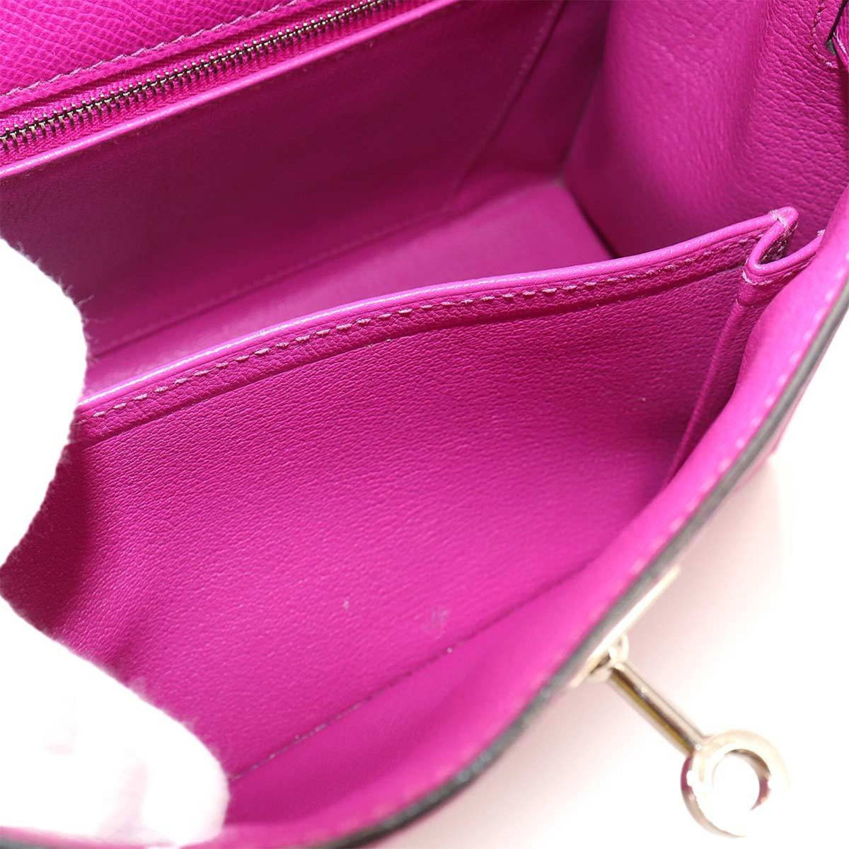 Hermes Kelly Rose Purple Epsom Leather Handbag (Pre-Owned)