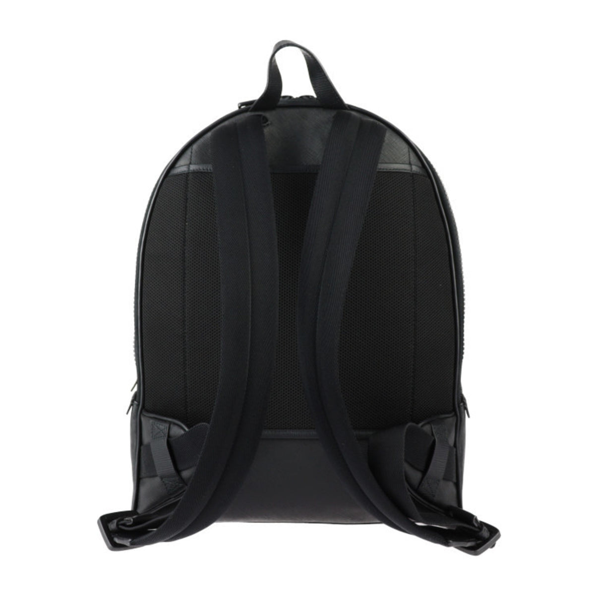 Bally Black Pvc Leather Backpack (Pre-Owned)