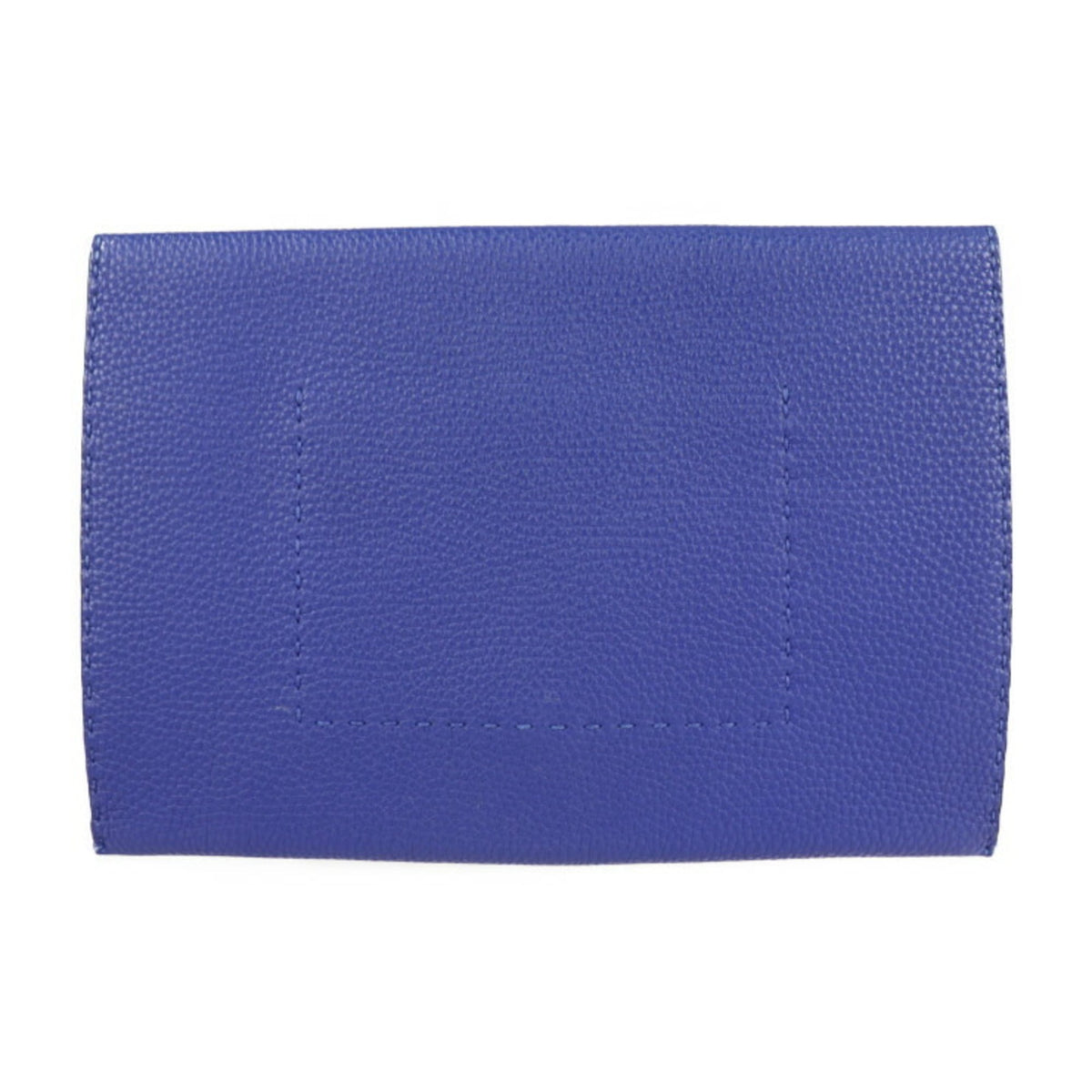 Fendi Selleria Blue Leather Clutch Bag (Pre-Owned)