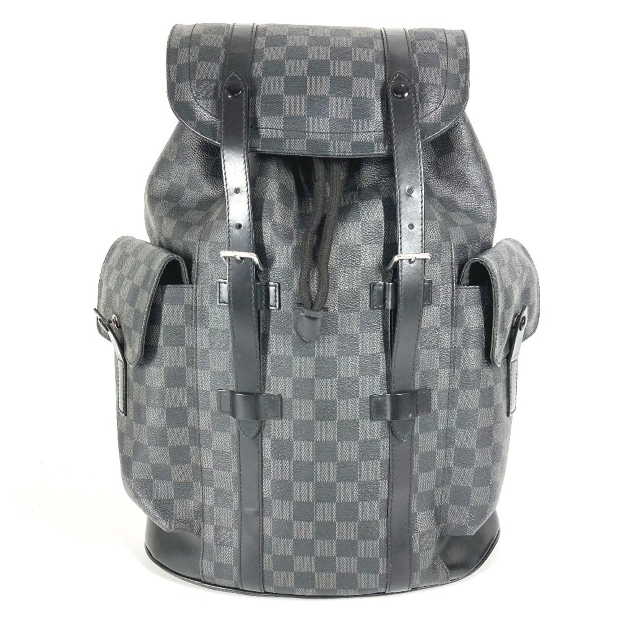 Louis Vuitton Black Damier Graphite Backpack (Pre-Owned)