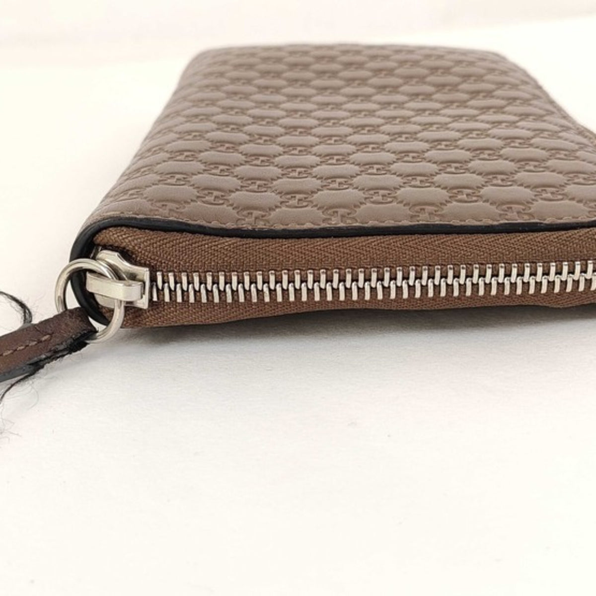 Gucci Brown Leather Coin Purse/Coin Case (Pre-Owned)