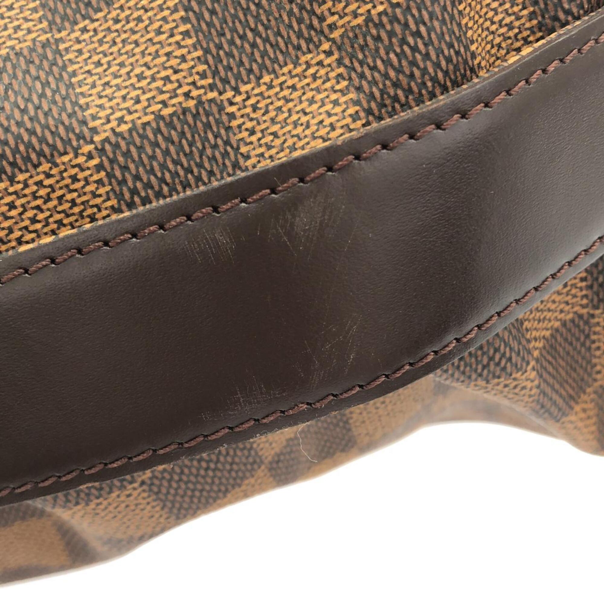 Louis Vuitton Brown Coated Canvas Shoulder Bag (Pre-Owned)