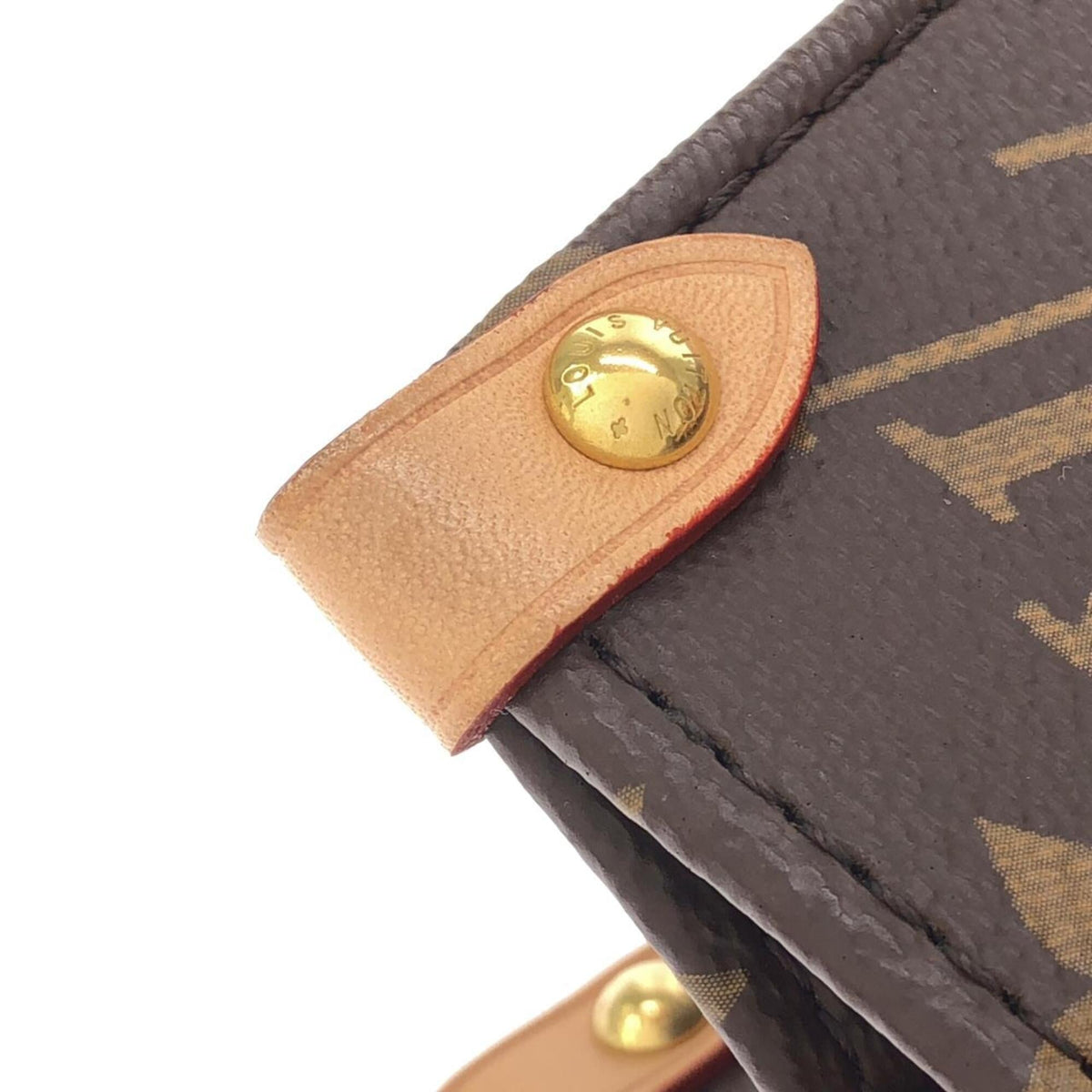 Louis Vuitton Marron Coated Canvas Handbag (Pre-Owned)