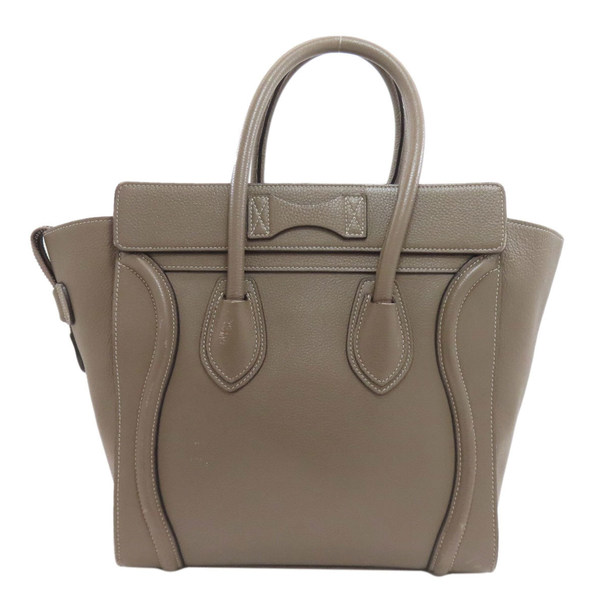 Celine Grayish Leather Handbag (Pre-Owned)