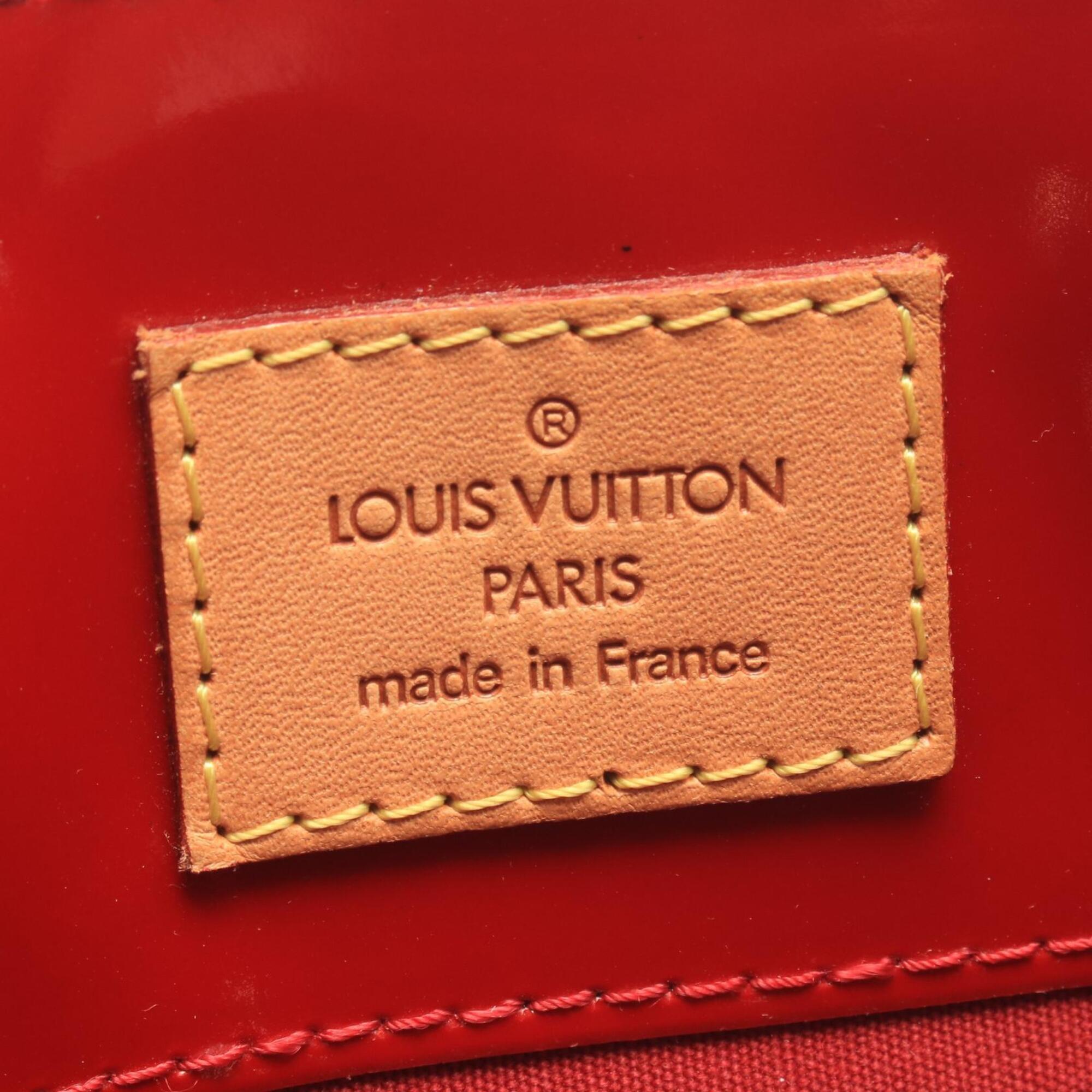 Louis Vuitton Pomme D'amour Red Color Monogram Vernis Handbag (Pre-Owned)
