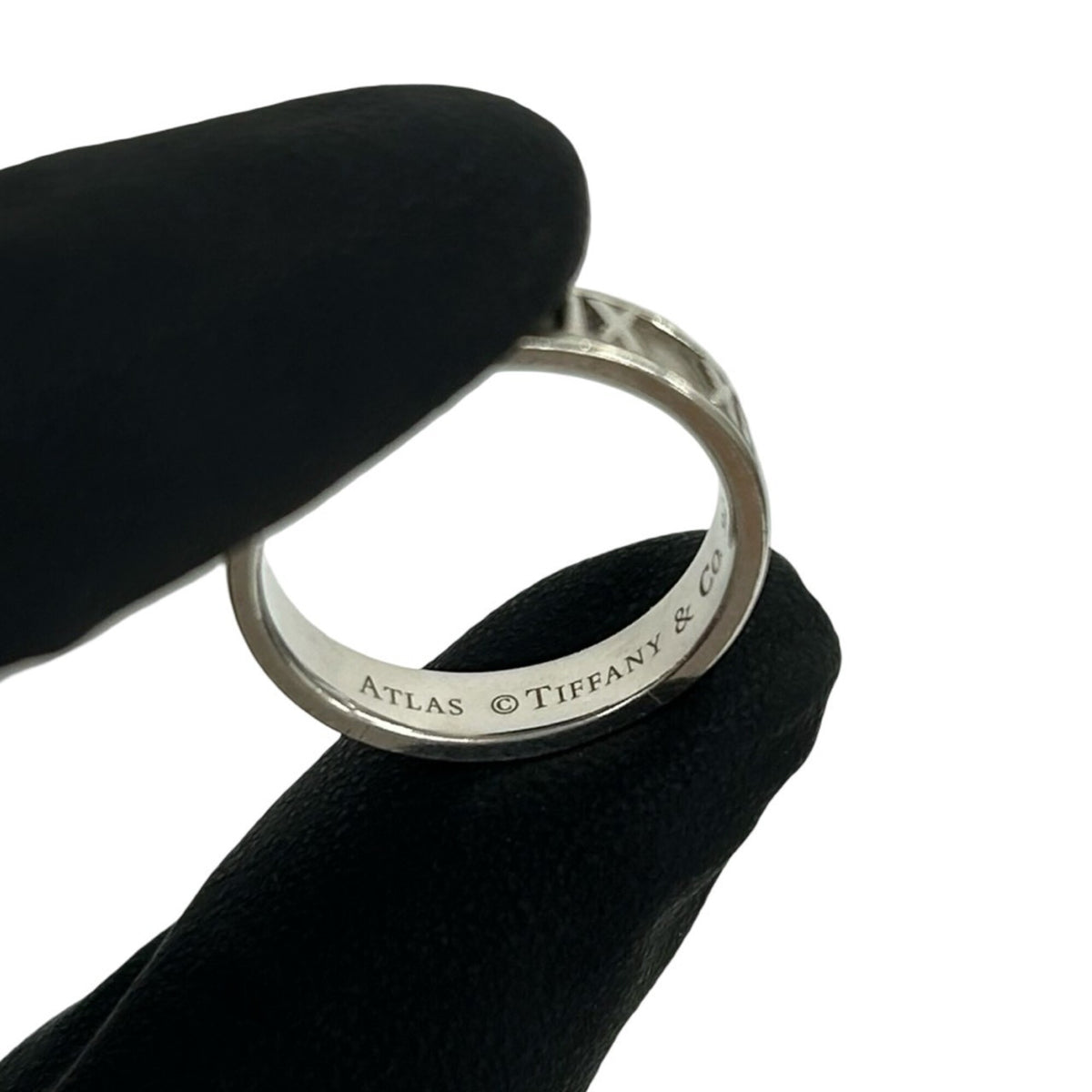 Tiffany Silver Silver 925 Band Ring (Pre-Owned)