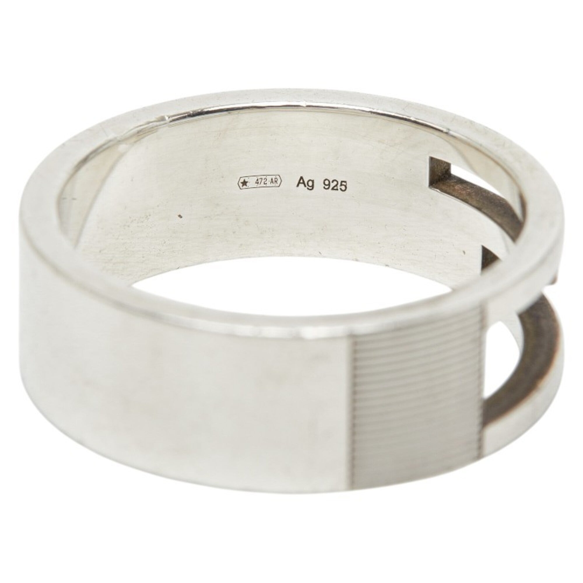 Gucci Silver Silver 925 Band Ring (Pre-Owned)