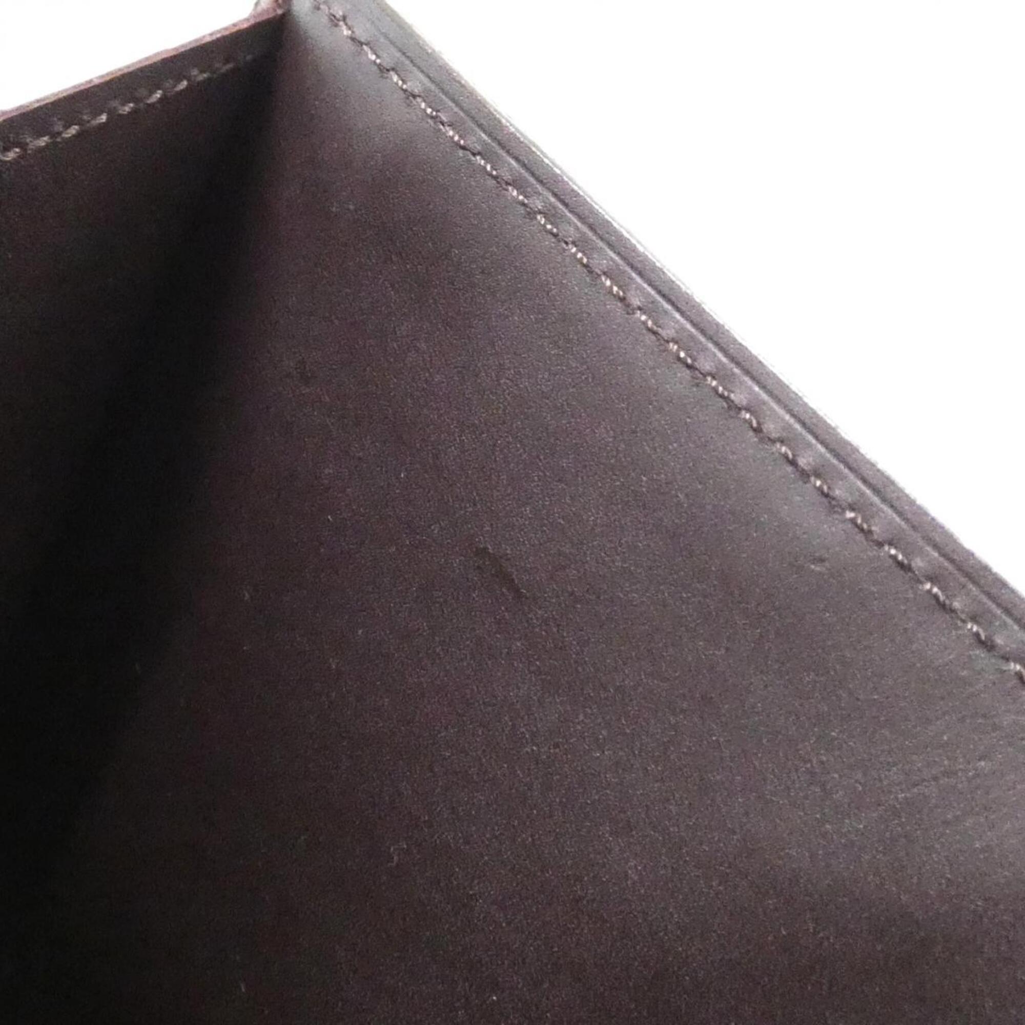 Louis Vuitton Amarante Leather Long Wallet (Bi-Fold) (Pre-Owned)