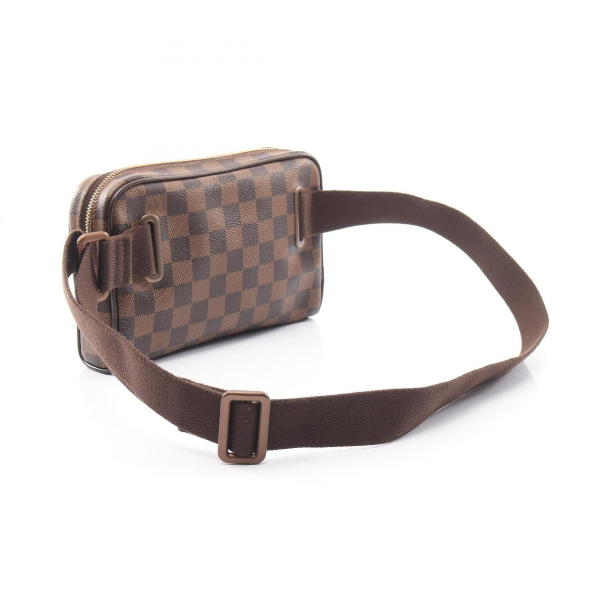 Louis Vuitton Brown Coated Canvas Leather Fanny Pack (Pre-Owned)