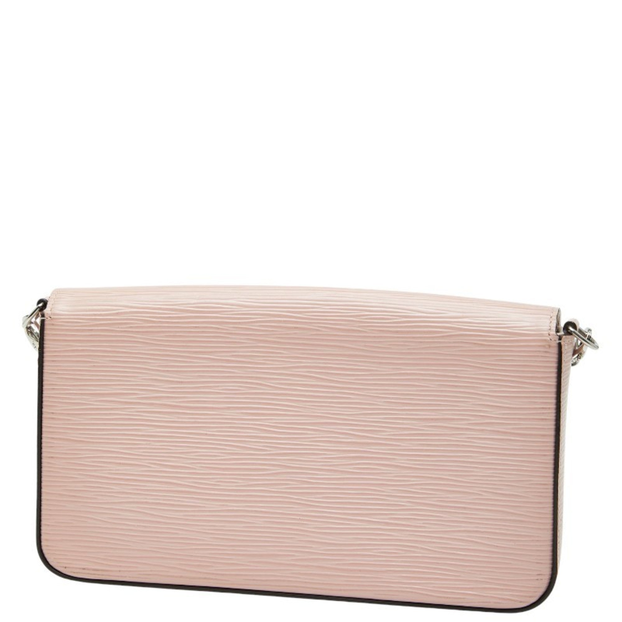 Louis Vuitton Pink Rose Ballerine Leather Pochette Shoulder Bag (Pre-Owned)