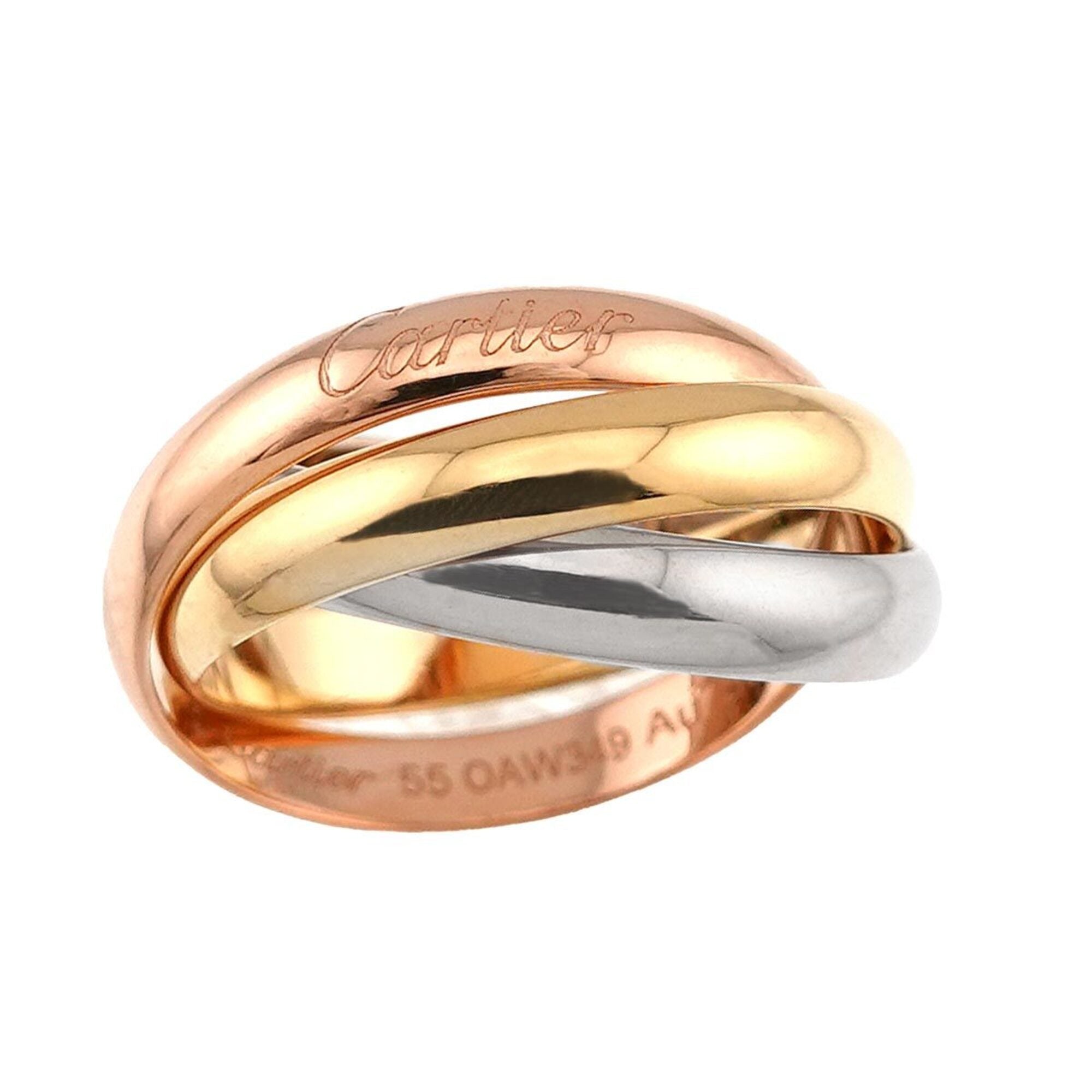 Cartier Yellow Gold (18K) Pink Gold (18K) White Gold (18K) Band Ring (Pre-Owned)