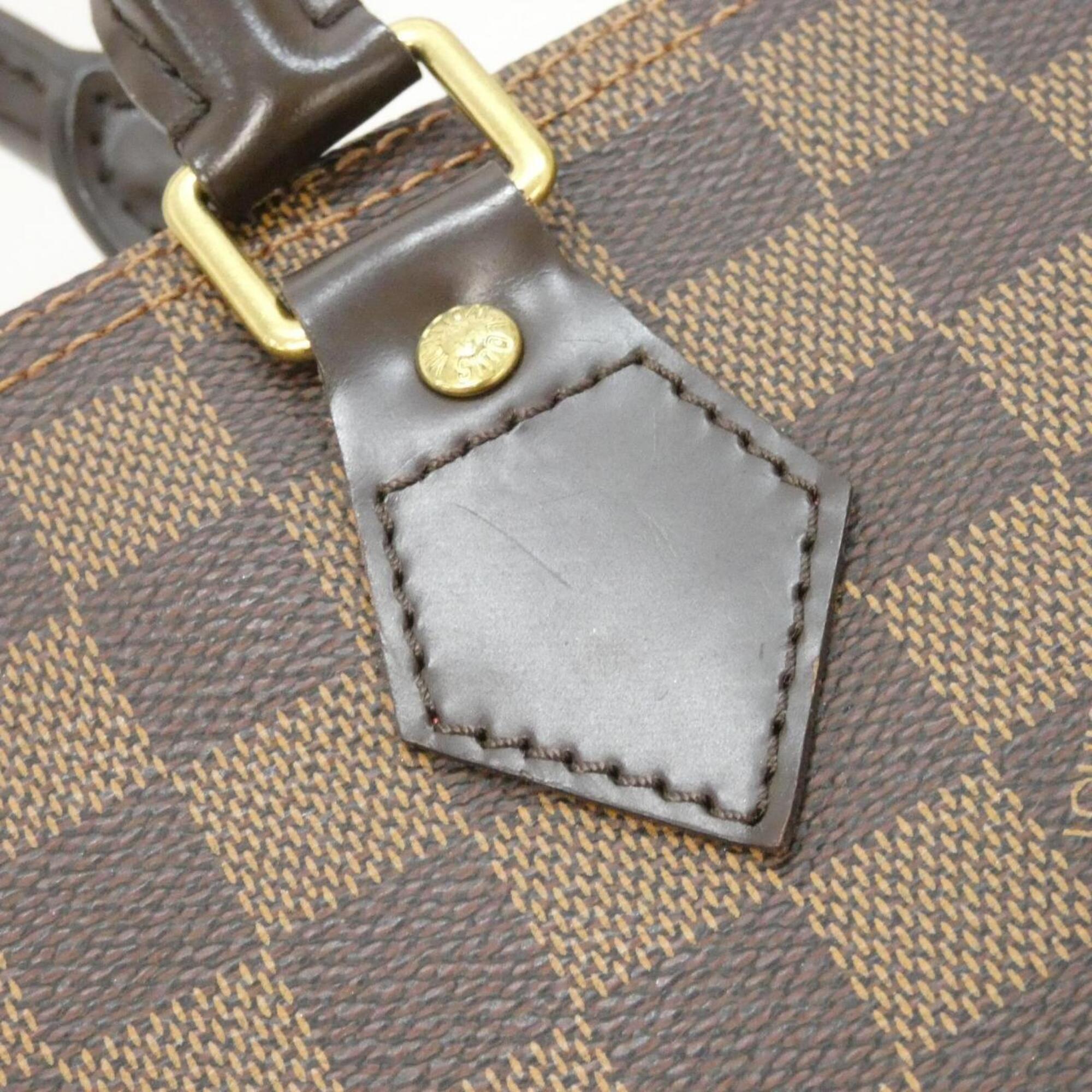 Louis Vuitton Ebene Coated Canvas Boston Bag (Pre-Owned)