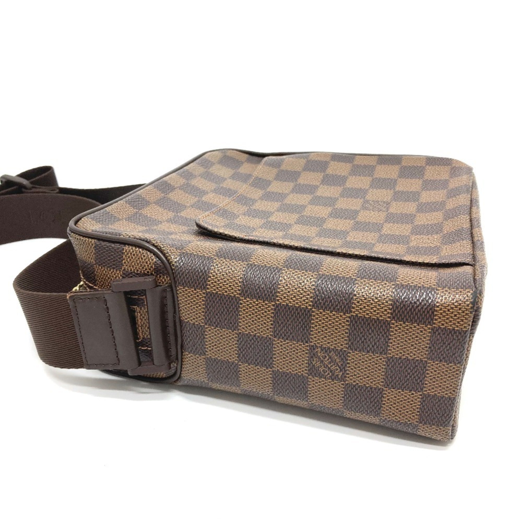 Louis Vuitton Damier Brown Ebene Damier Canvas Pochette Shoulder Bag (Pre-Owned)