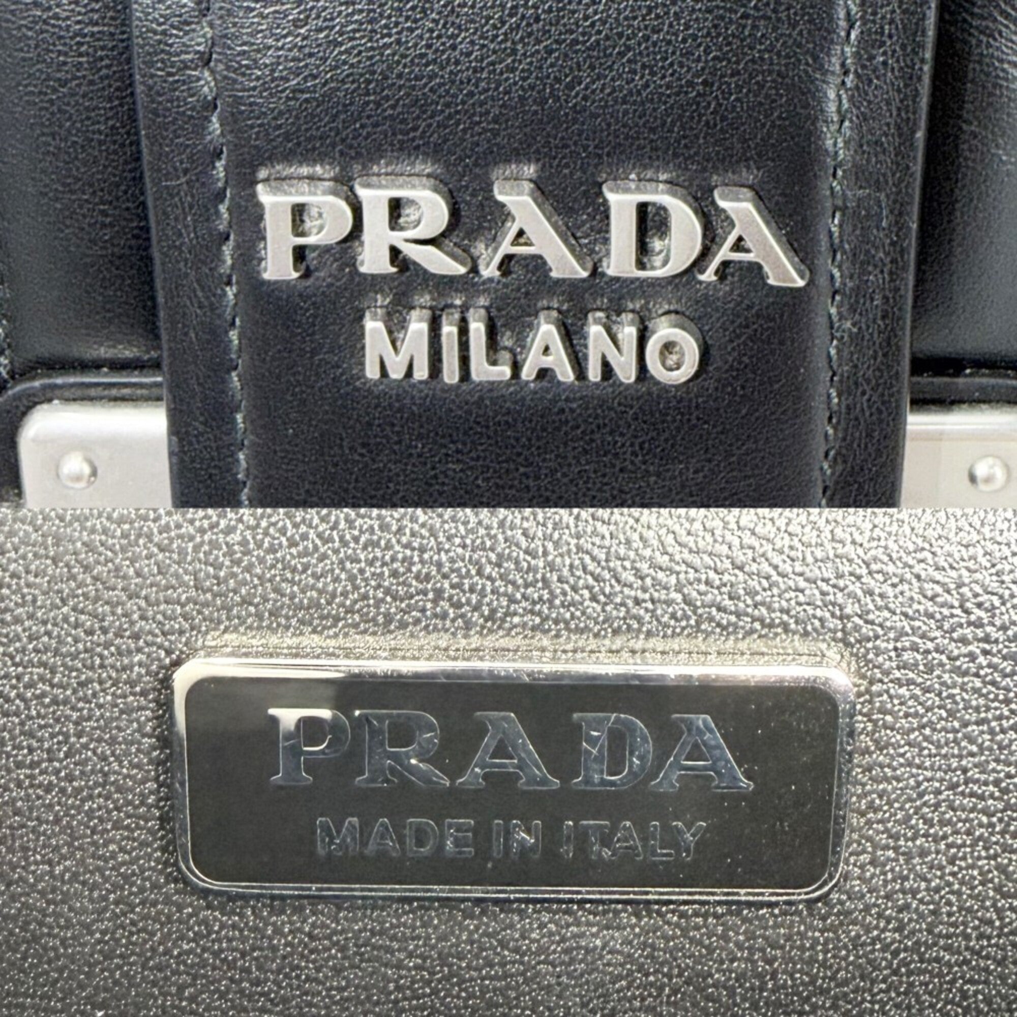 Prada Black Nylon Shoulder Bag (Pre-Owned)