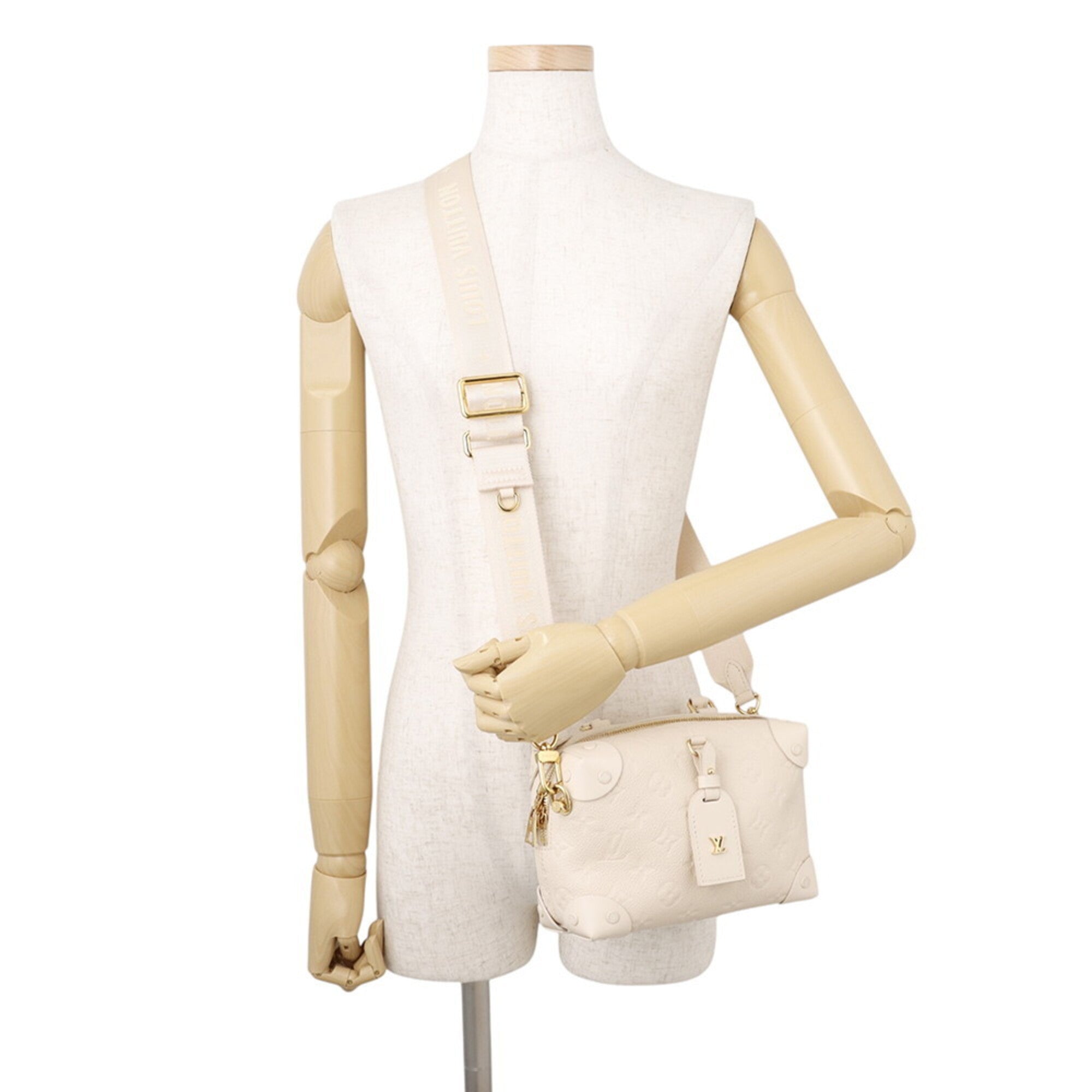 Louis Vuitton White Monogram Empreinte Handbag Shoulder Bag (Pre-Owned)