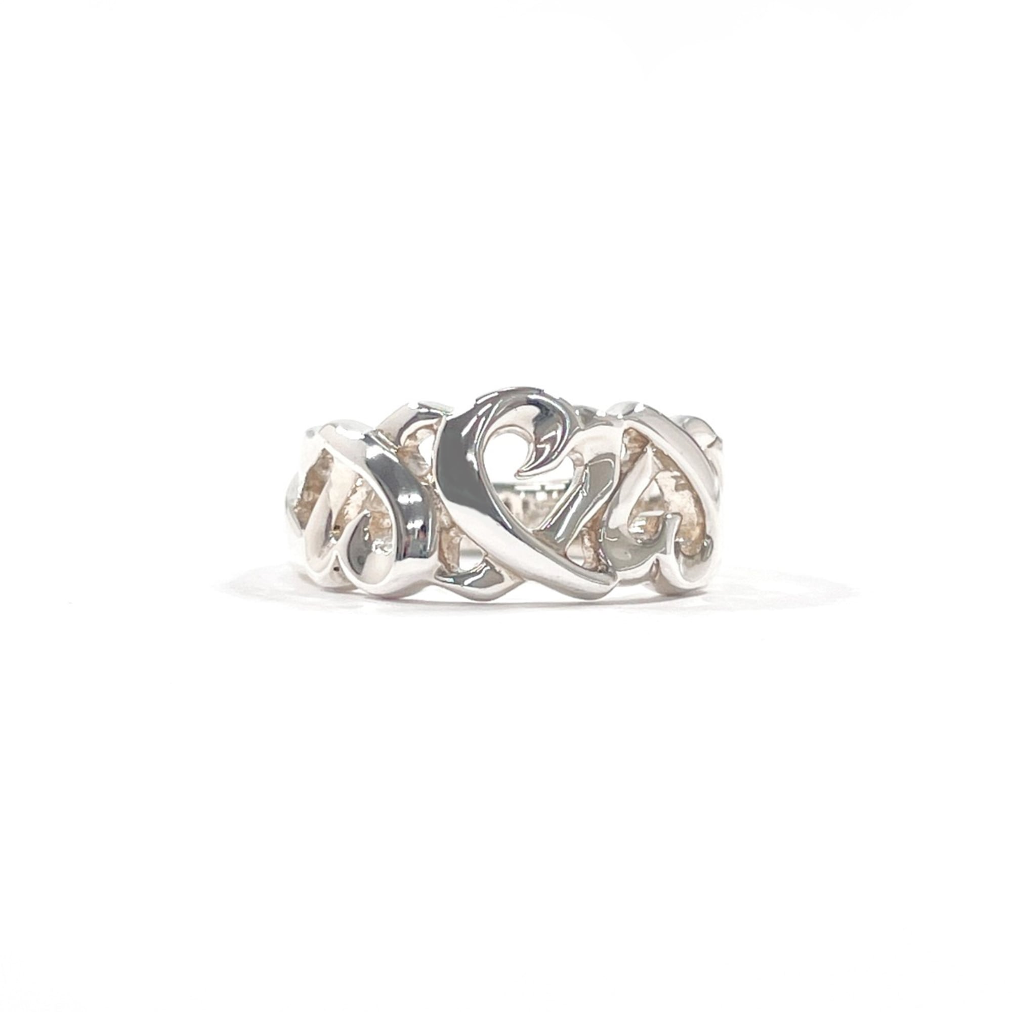 Tiffany Silver Silver 925 Band Ring (Pre-Owned)