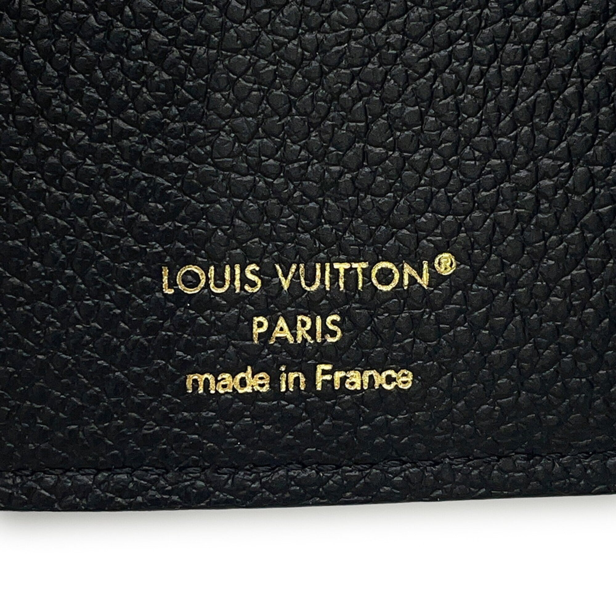 Louis Vuitton Monogram Empreinte Beige Noir Monogram Empreinte Wallet (Tri-Fold) (Pre-Owned)