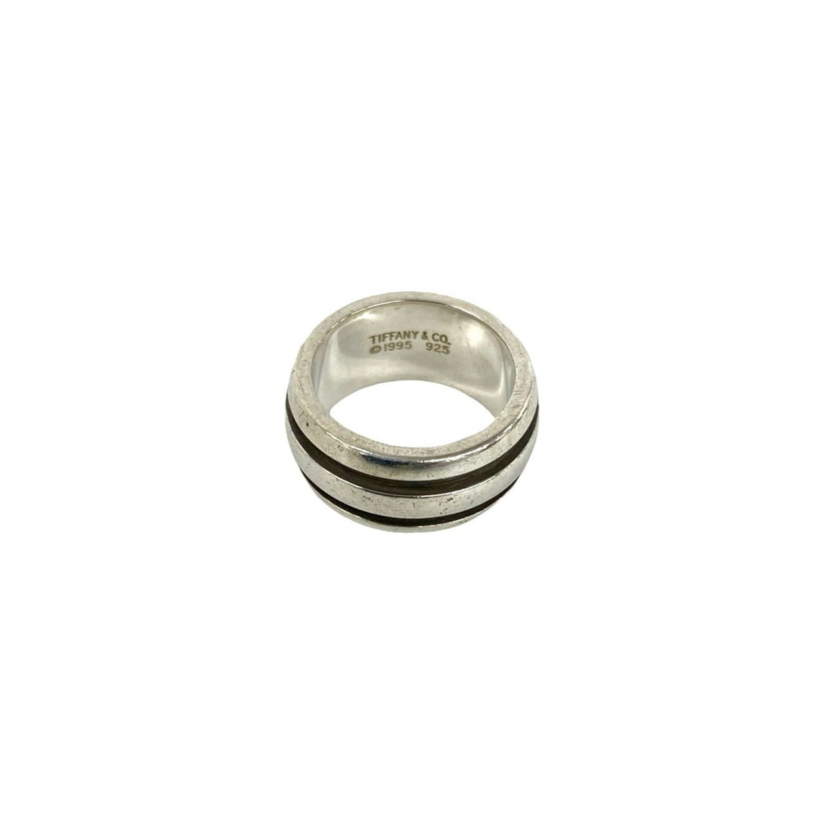 Tiffany Silver Silver 925 Band Ring (Pre-Owned)