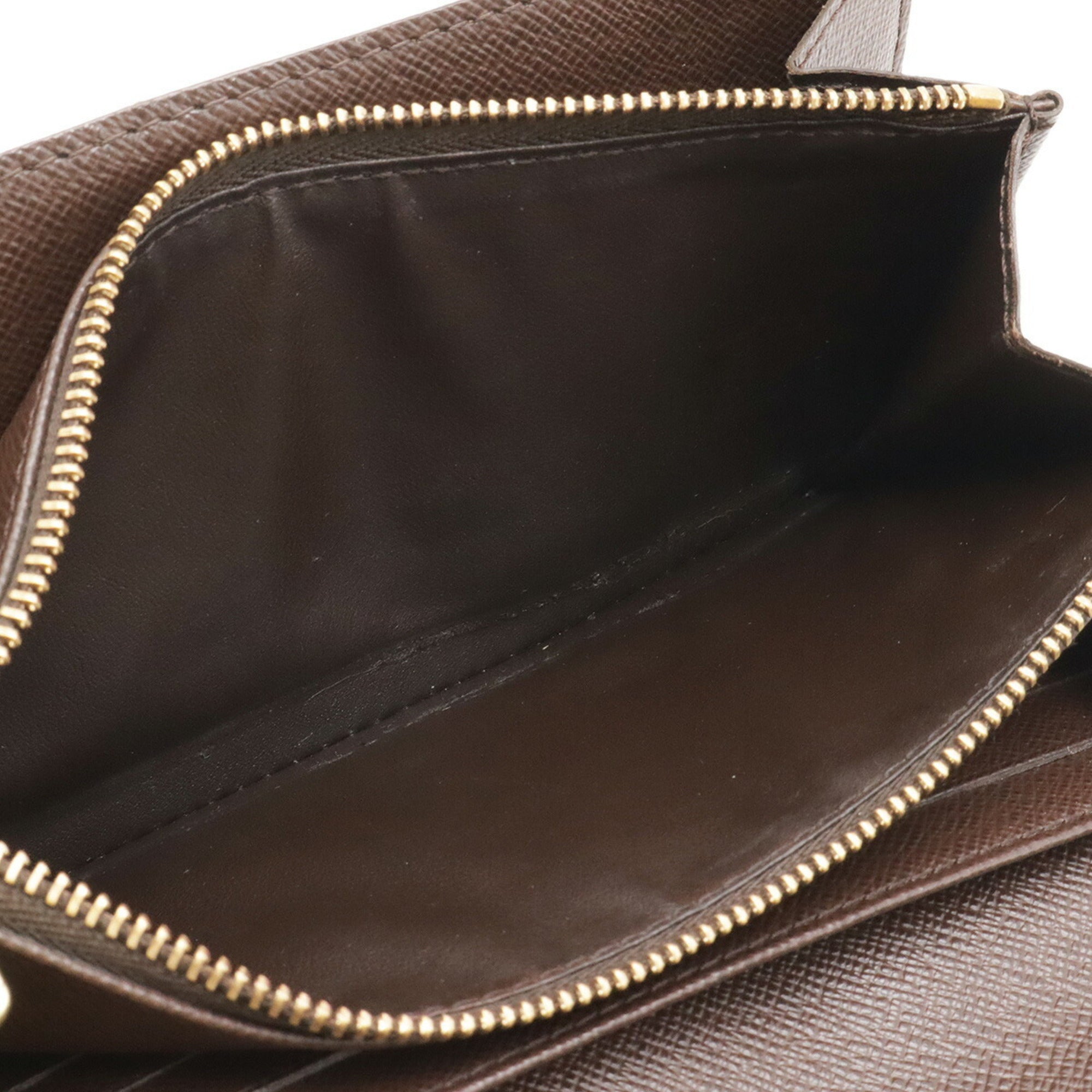 Louis Vuitton Brown Damier Canvas Damier Canvas Pvc Long Wallet (Bi-Fold) (Pre-Owned)