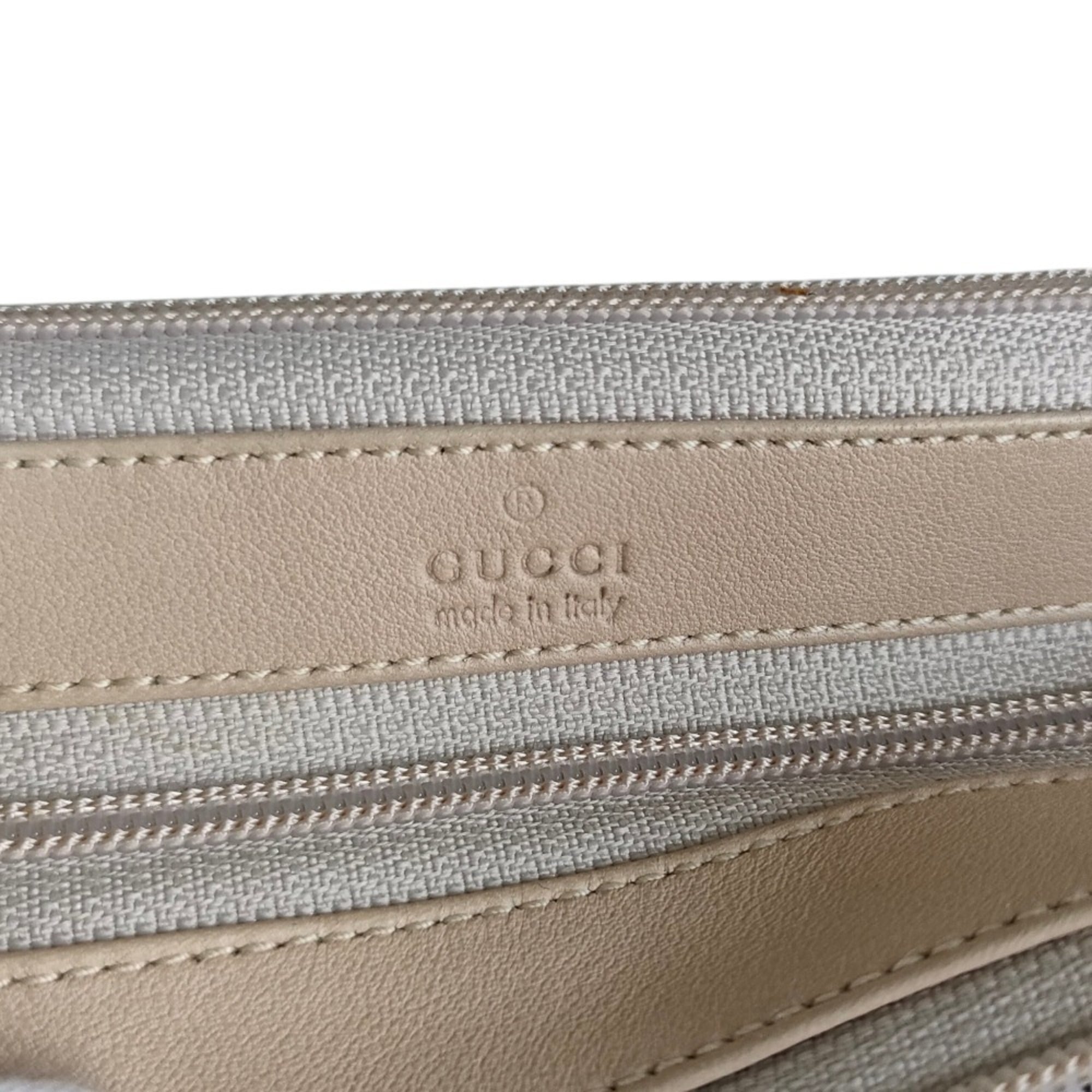 Gucci Beige Gg Canvas Coin Purse/Coin Case (Pre-Owned)