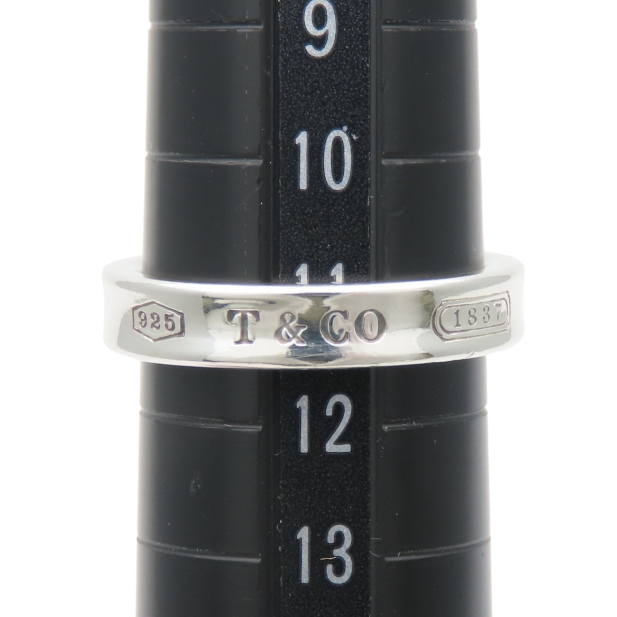 Tiffany Silver Silver 925 Band Ring (Pre-Owned)