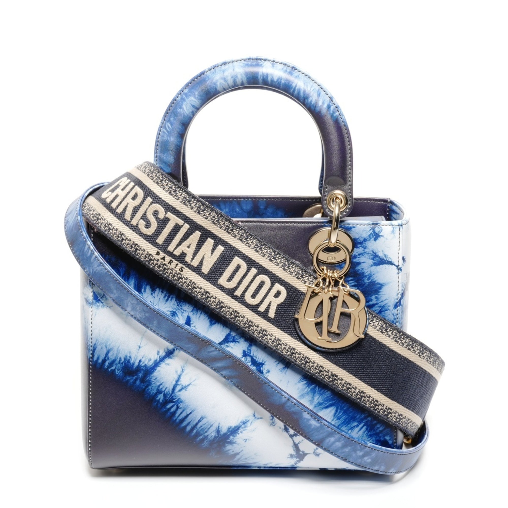 Christian Dior Lady Dior Blue Handbag (Pre-Owned)