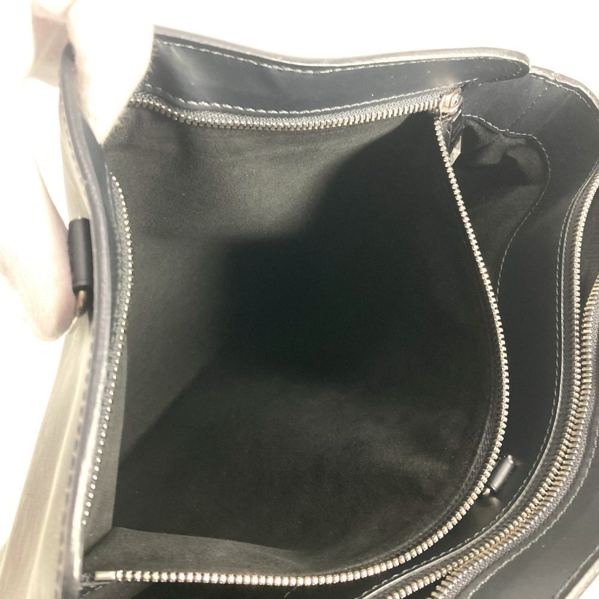 Louis Vuitton Black Noir Epi Leather Handbag Shoulder Bag Tote Bag (Pre-Owned)
