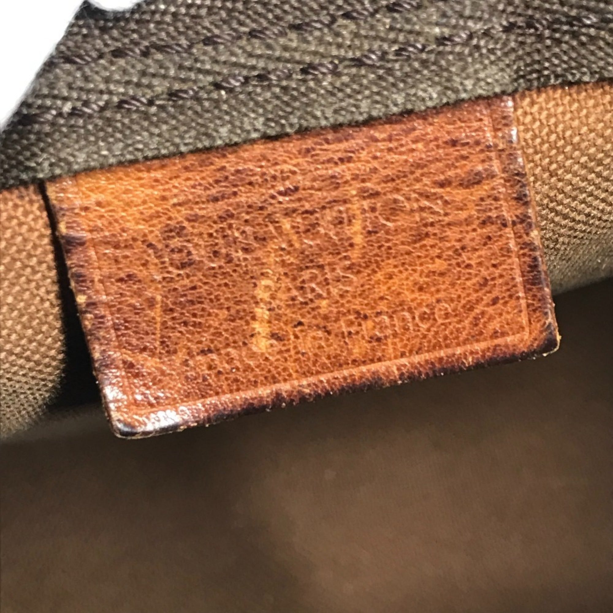 Louis Vuitton Brown Canvas Monogram Boston Bag Handbag (Pre-Owned)