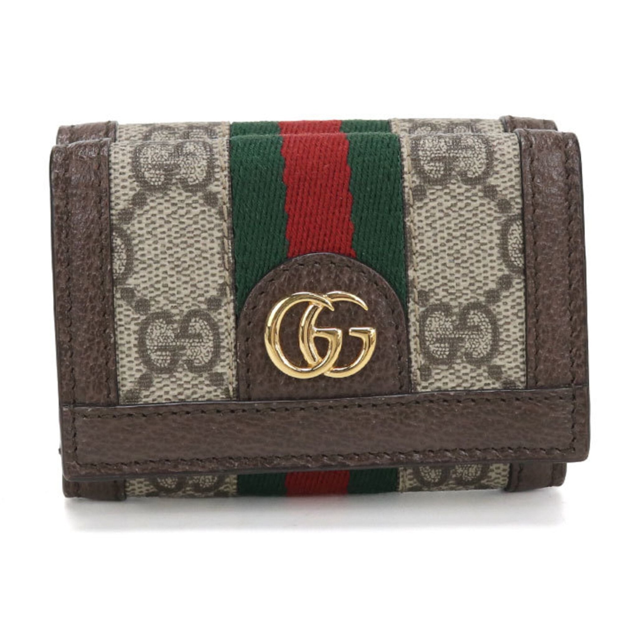 Gucci Beige Gg Supreme Wallet (Tri-Fold) (Pre-Owned)
