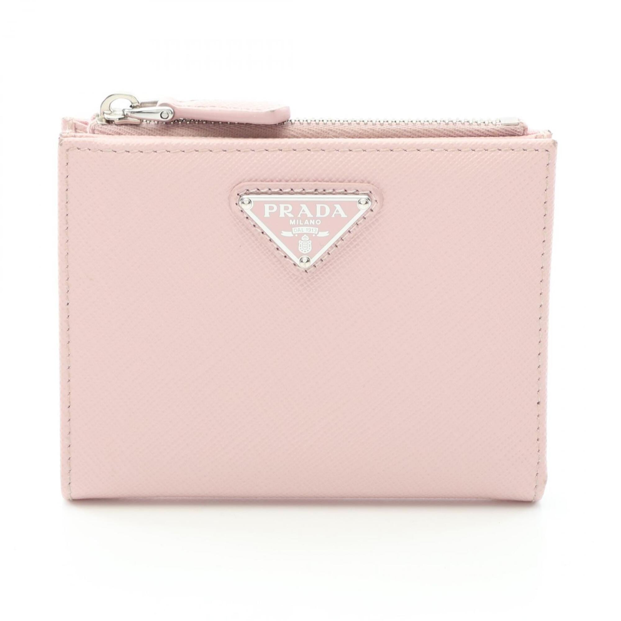 Prada Saffiano Pink Saffiano Wallet (Bi-Fold) (Pre-Owned)