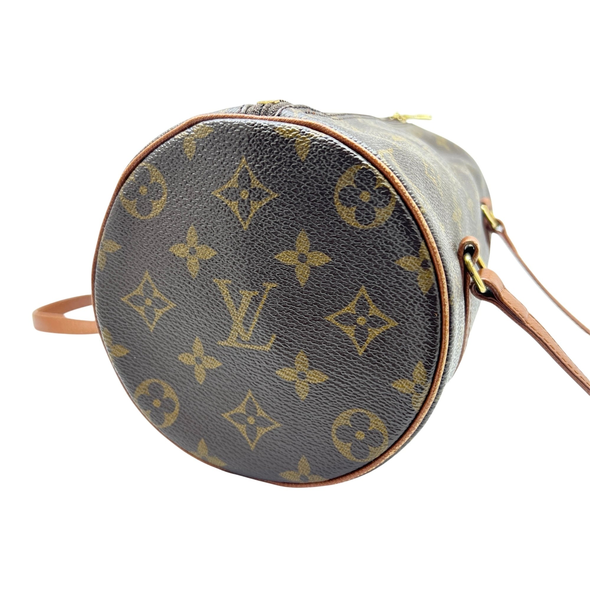 Louis Vuitton Brown Monogram Boston Bag Handbag (Pre-Owned)