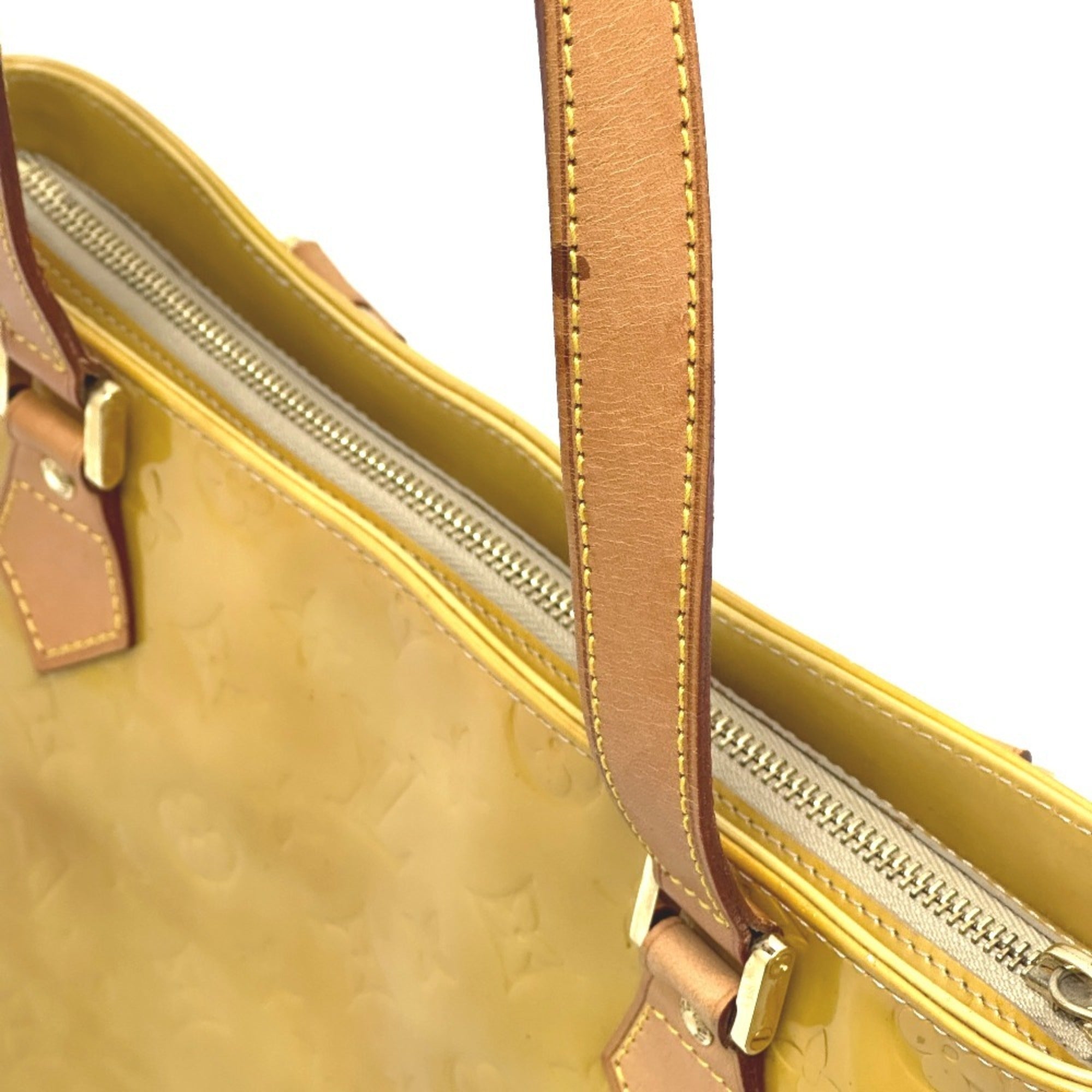 Louis Vuitton Beige Monogram Vernis Tote Bag (Pre-Owned)
