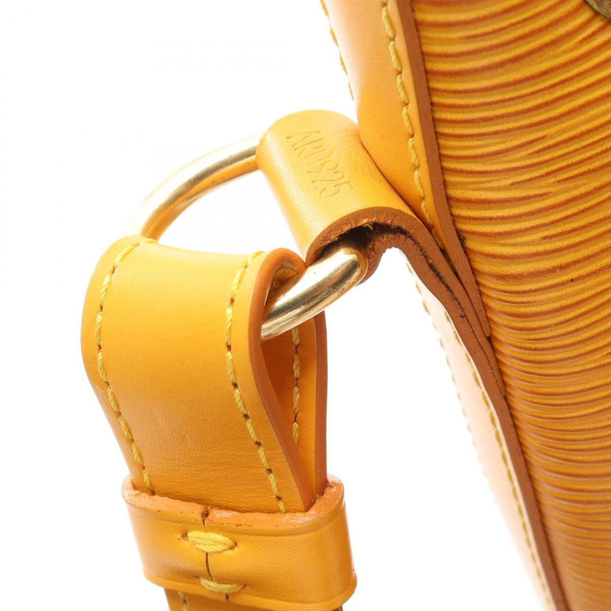 Louis Vuitton Yellow Leather Handbag Shoulder Bag (Pre-Owned)
