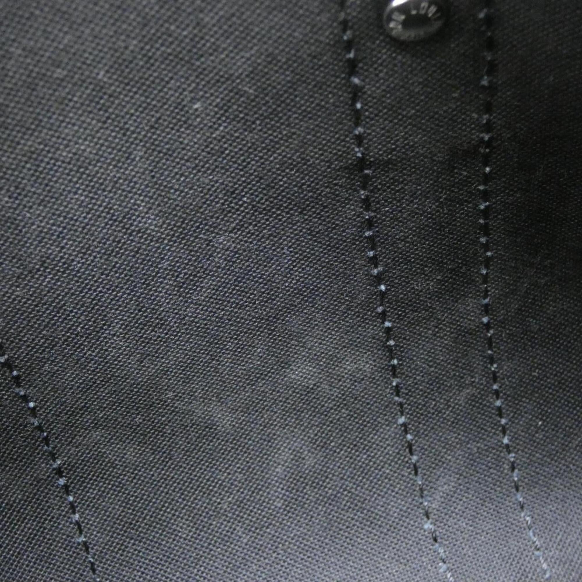 Louis Vuitton Black Gris Coated Canvas Boston Bag (Pre-Owned)