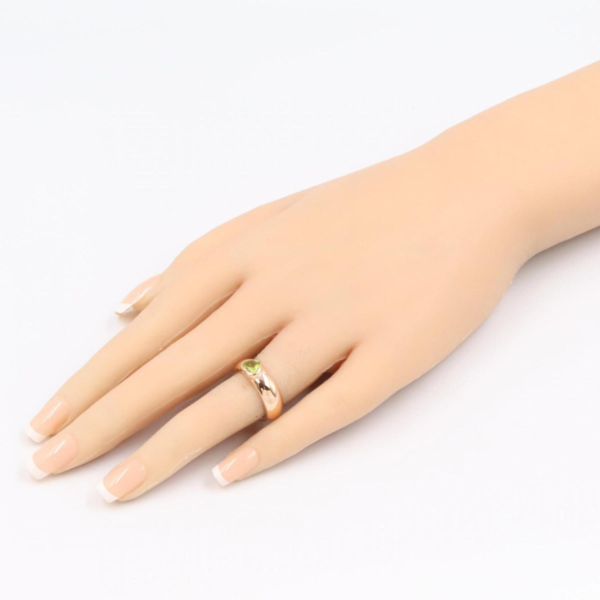 Tiffany Gold Green Pink Gold (18K) Band Ring (Pre-Owned)