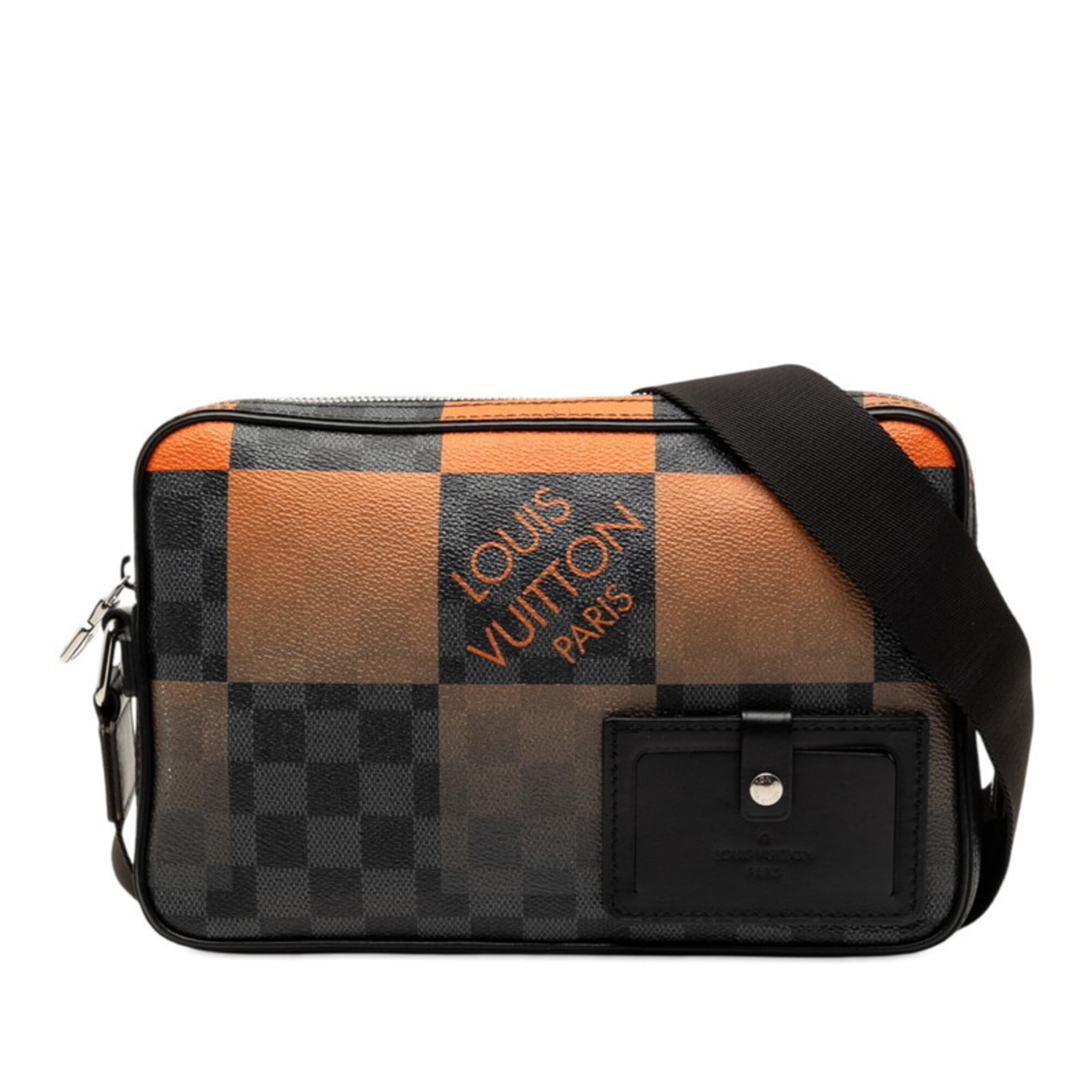 Louis Vuitton Bordeaux Brown Brown Orange Pvc Leather Shoulder Bag (Pre-Owned)