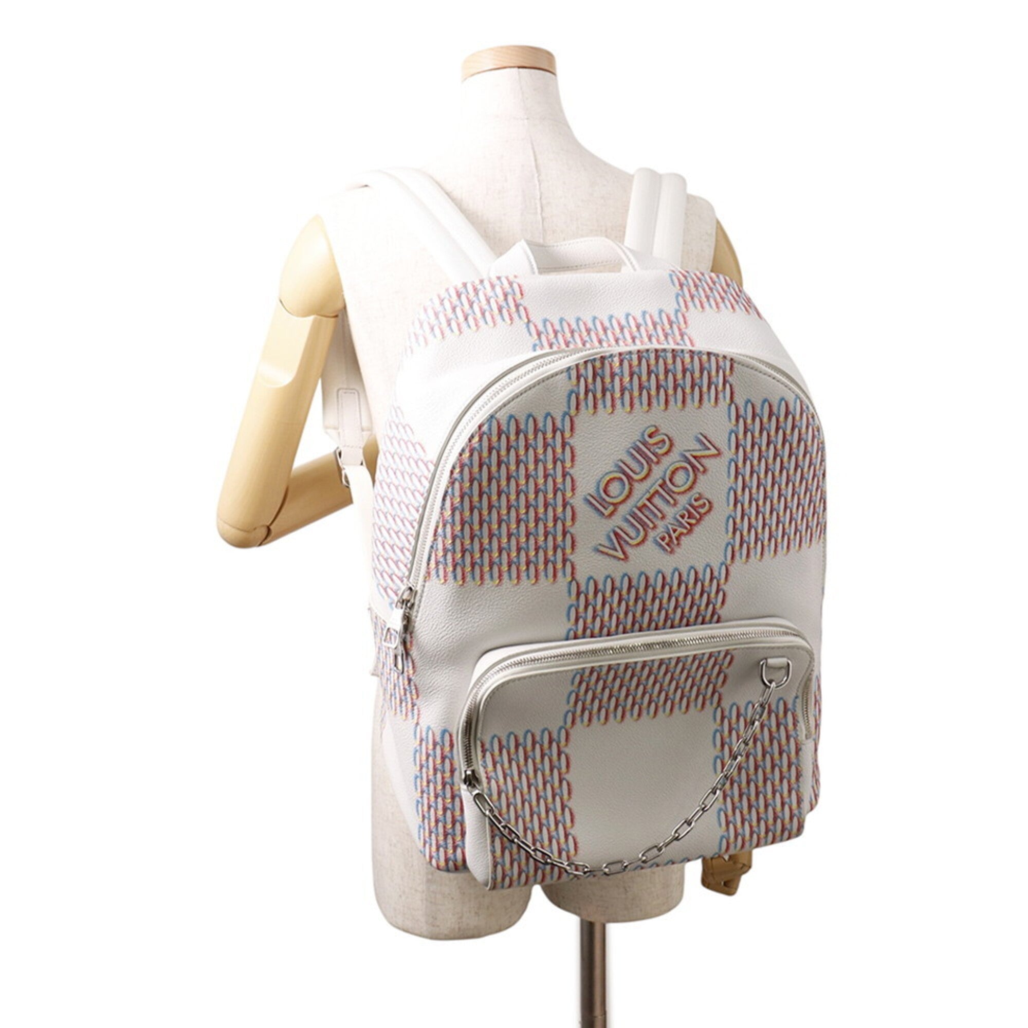 Louis Vuitton Damier White Handbag (Pre-Owned)
