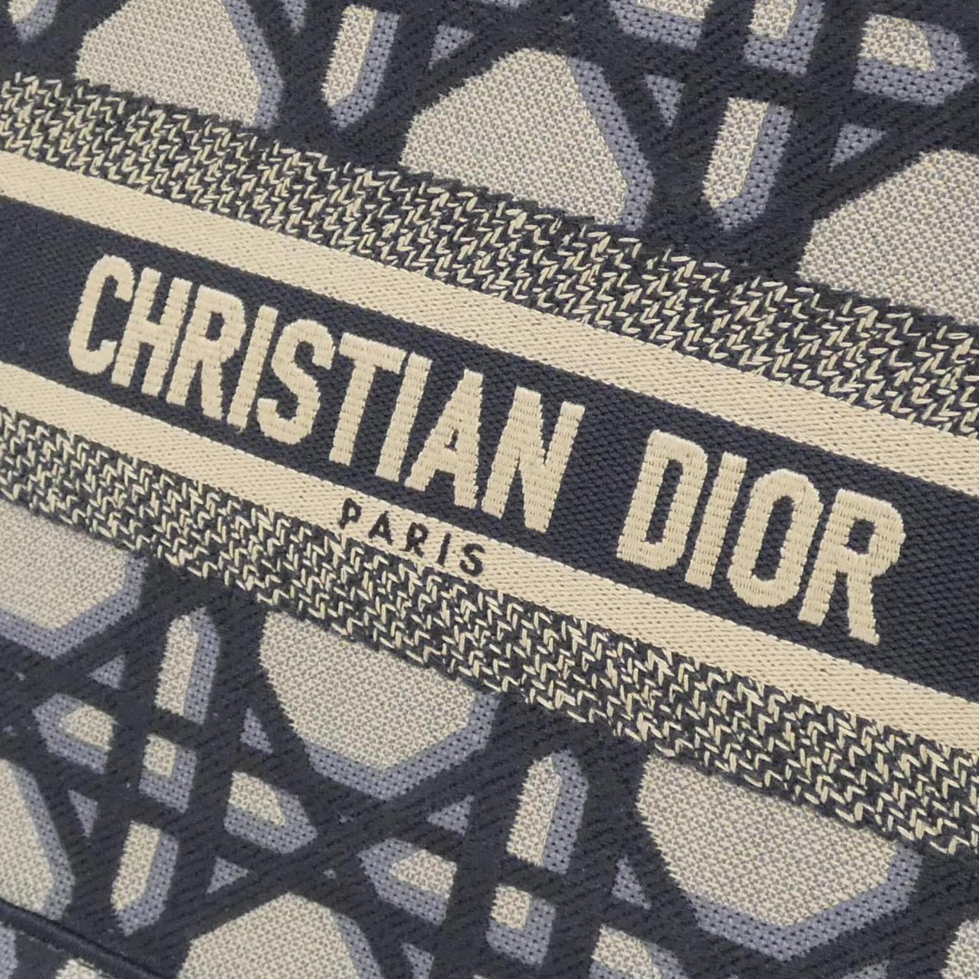 Christian Dior Blue Canvas Handbag (Pre-Owned)