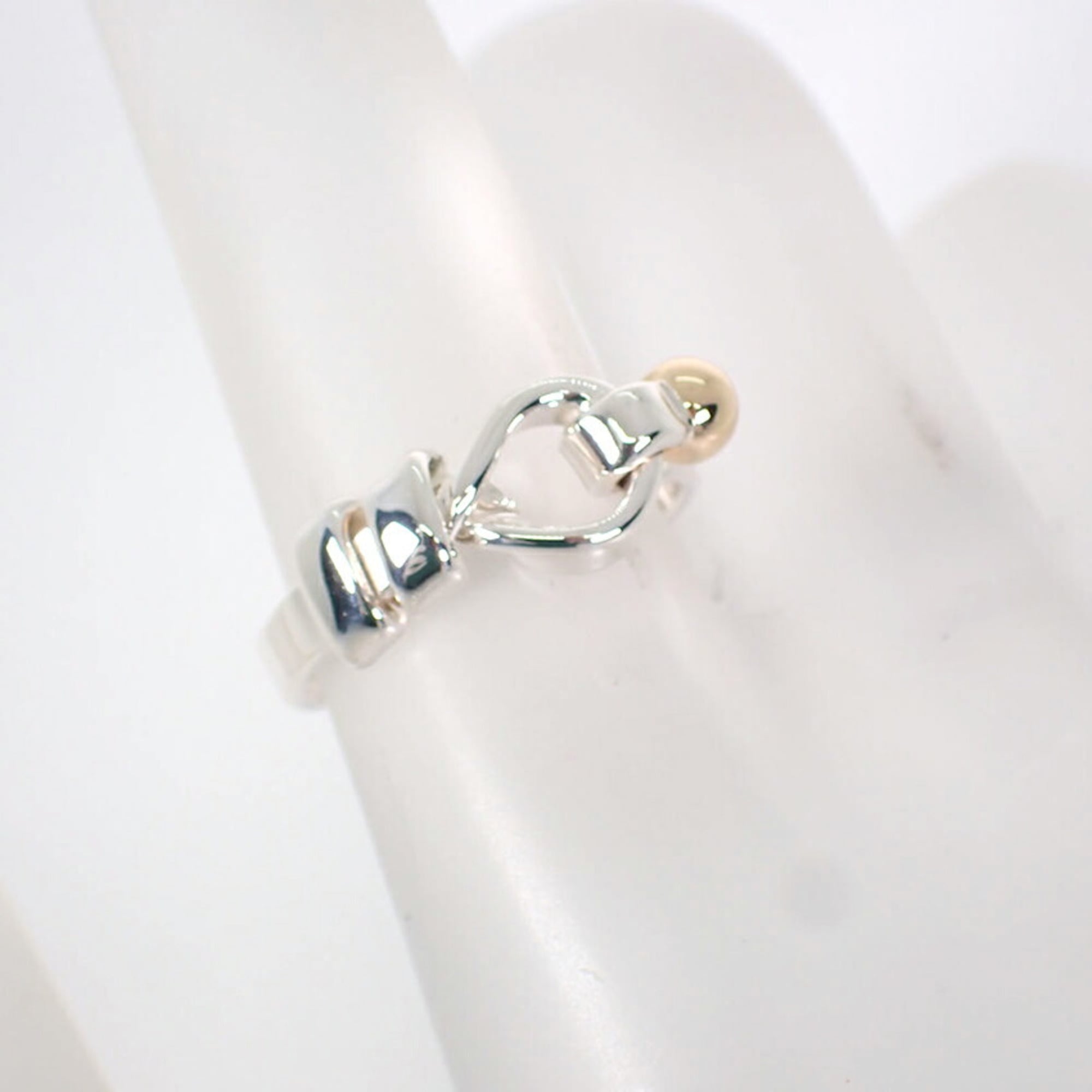 Tiffany Yellow Gold (18K) Sterling Silver 925 Band Ring (Pre-Owned)