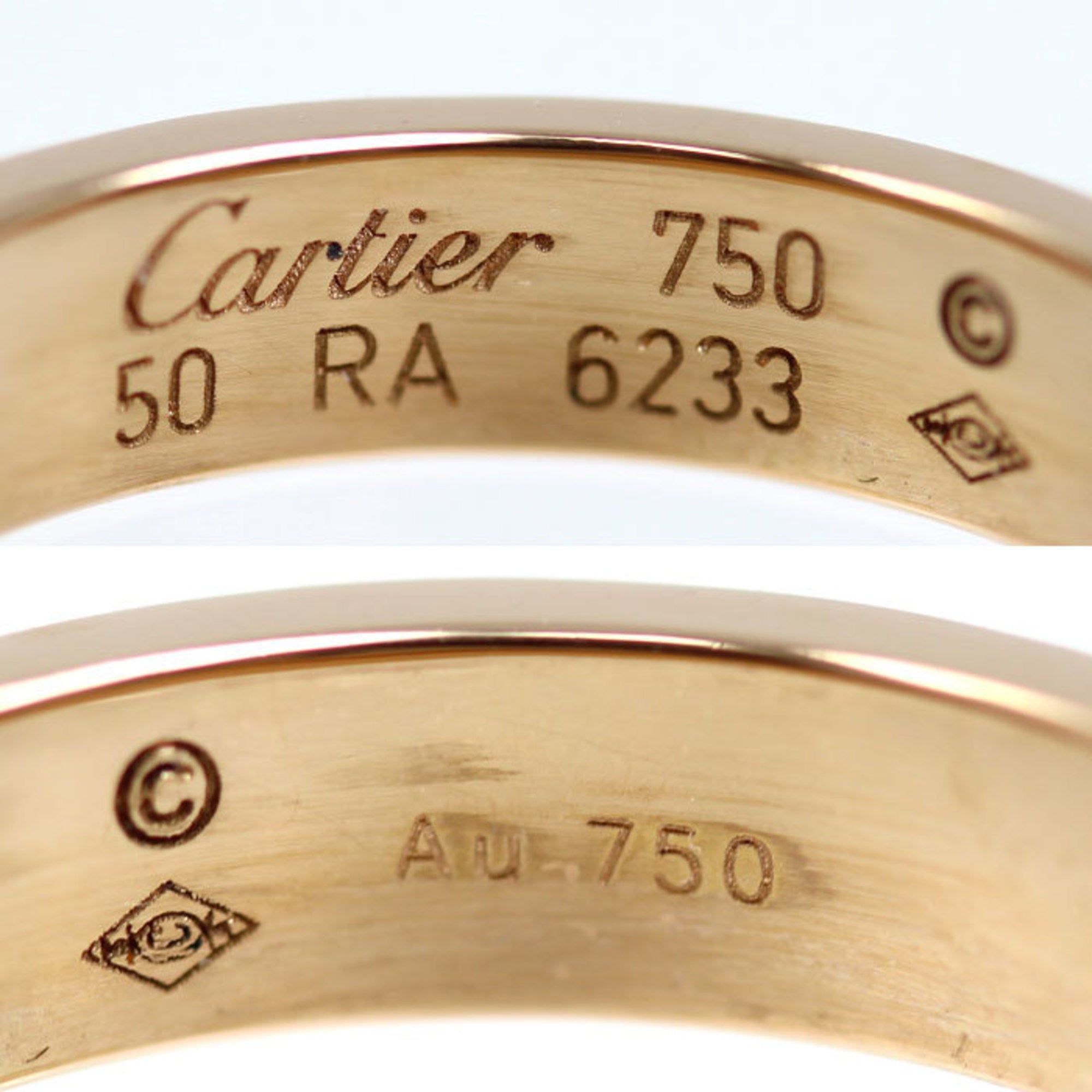 Cartier Pink Gold (18K) Band Ring (Pre-Owned)