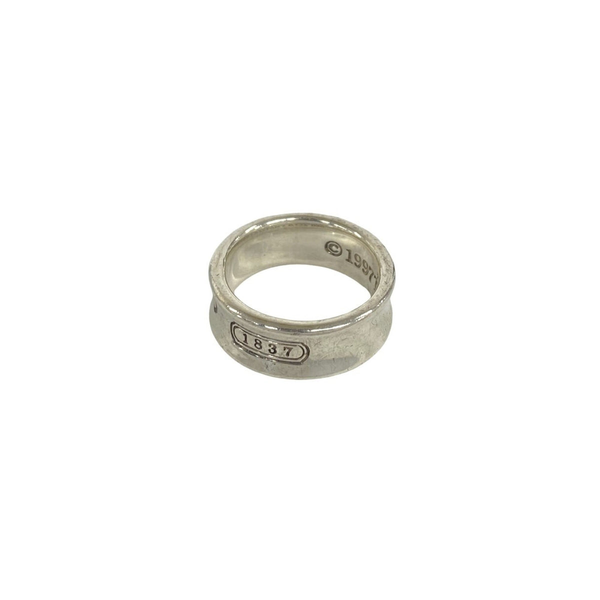 Tiffany Silver Silver 925 Band Ring (Pre-Owned)
