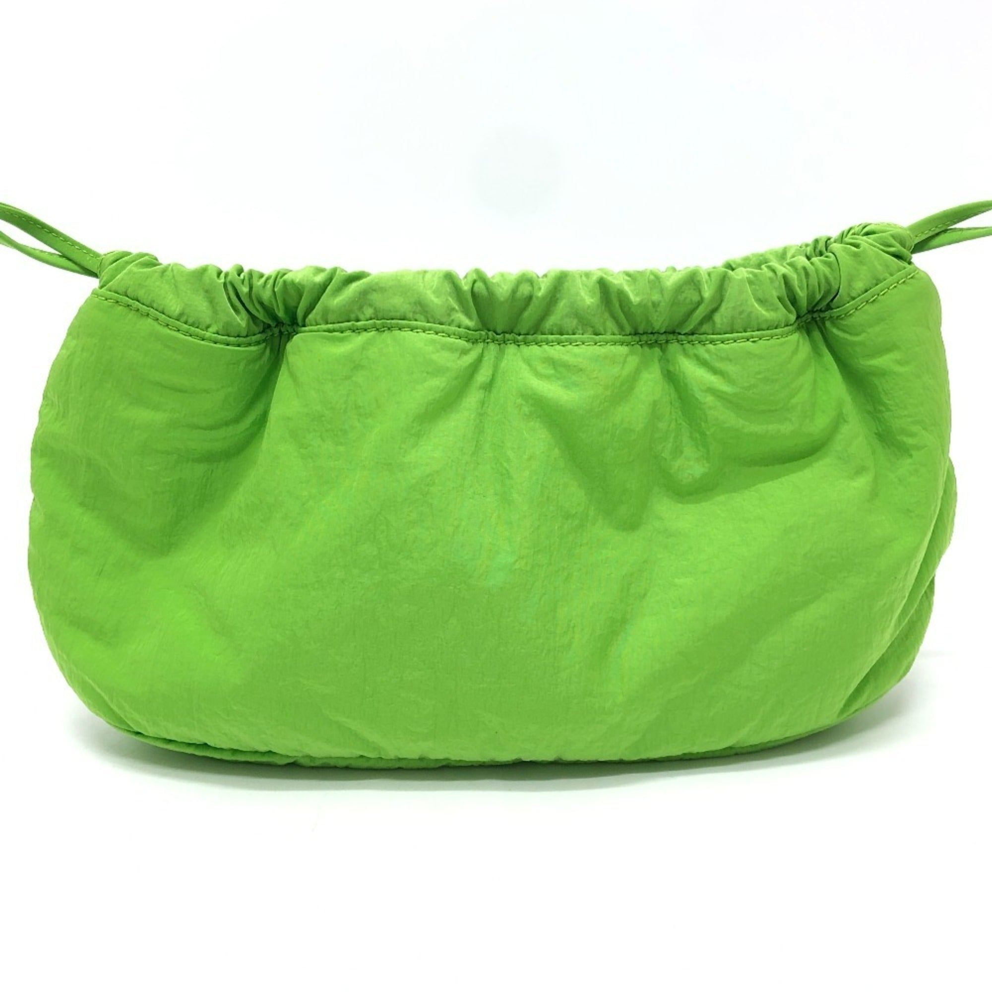 Bottega Veneta Green Rubber Shoulder Bag (Pre-Owned)