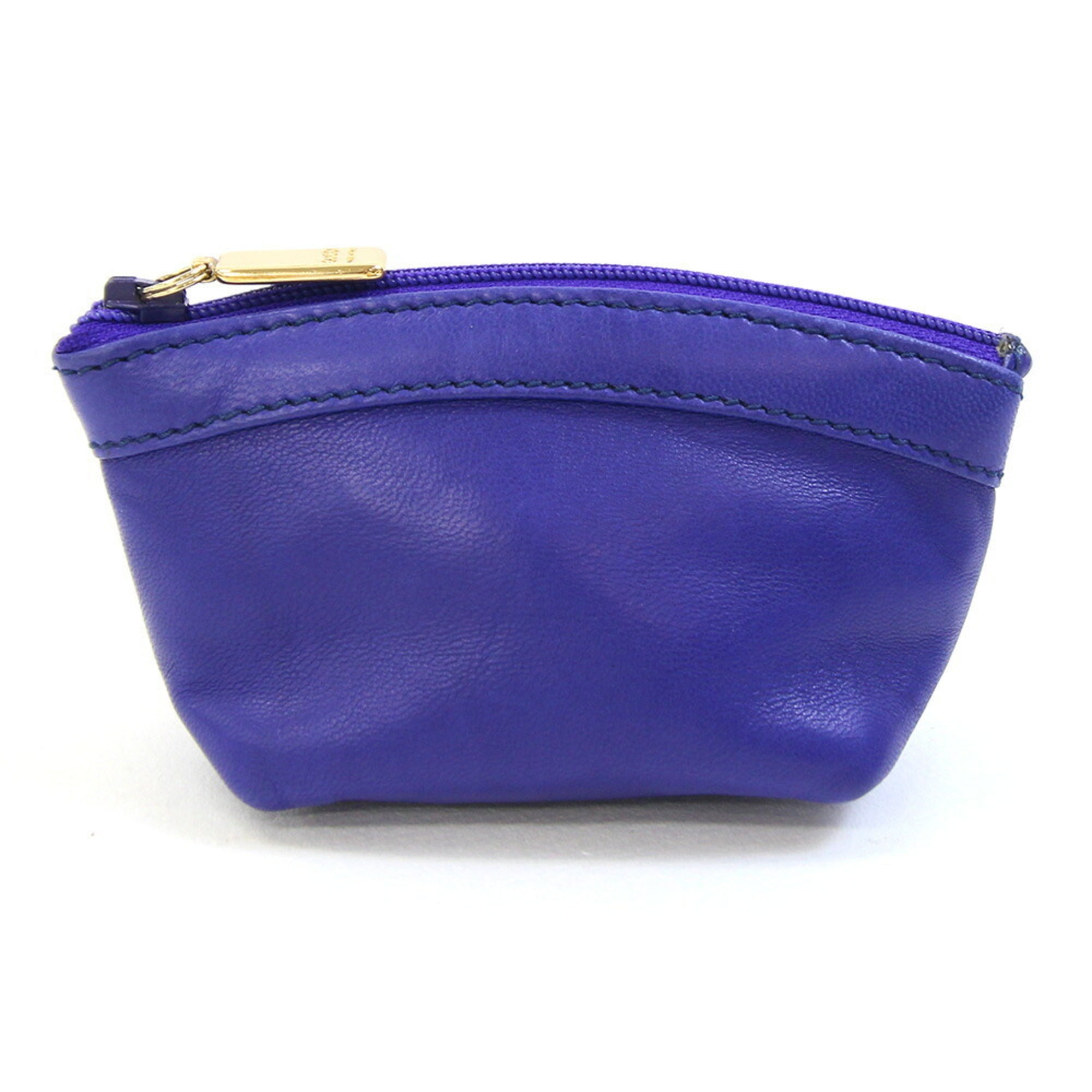 Gucci Blue Leather Coin Purse/Coin Case (Pre-Owned)
