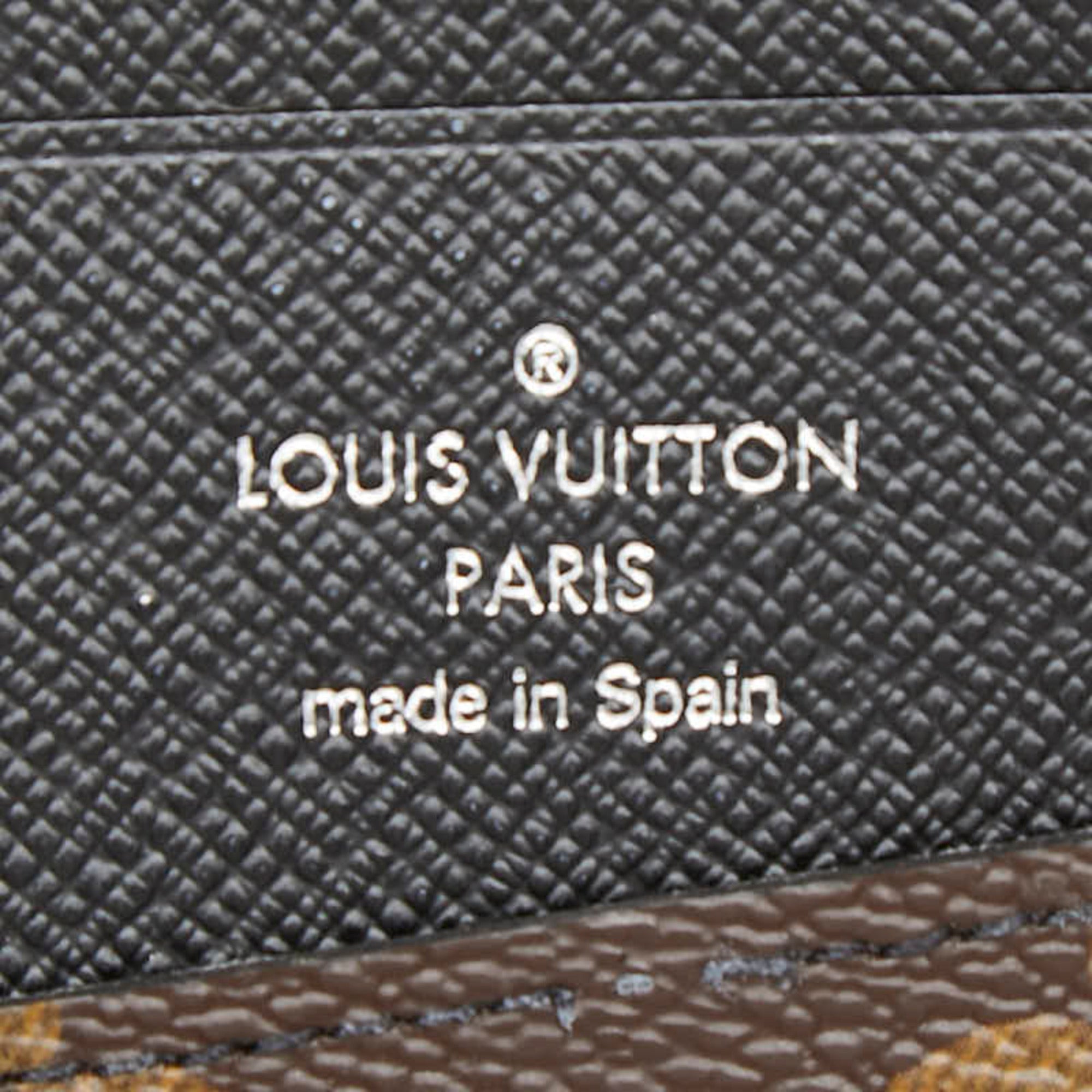 Louis Vuitton Black Brown Noir Pvc Leather Coin Purse/Coin Case (Pre-Owned)
