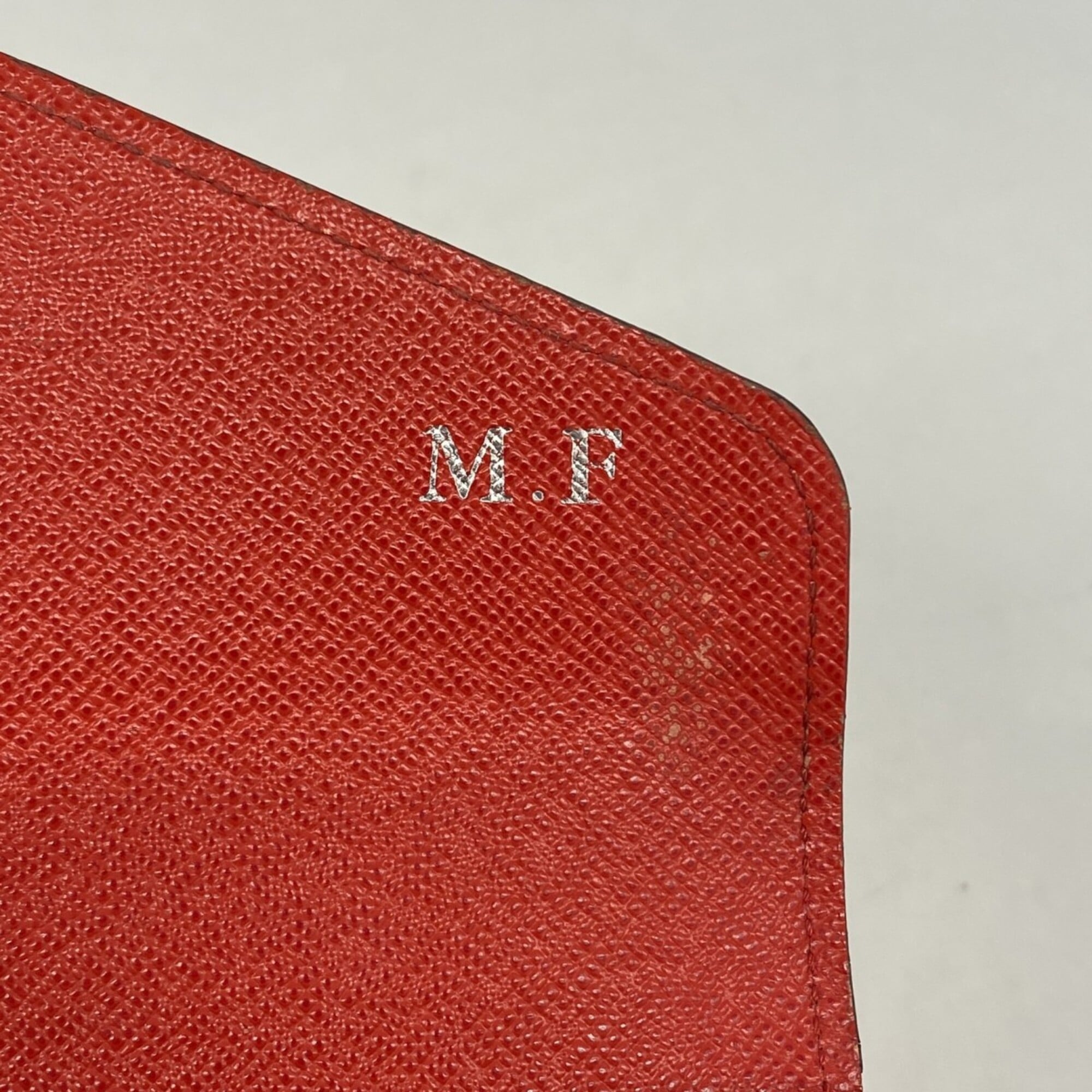 Louis Vuitton Brown Coquelicots Long Wallet (Tri-Fold) (Pre-Owned)