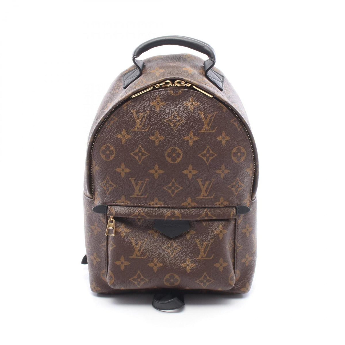 Louis Vuitton Black Brown Monogram Monogram Leather Backpack (Pre-Owned)